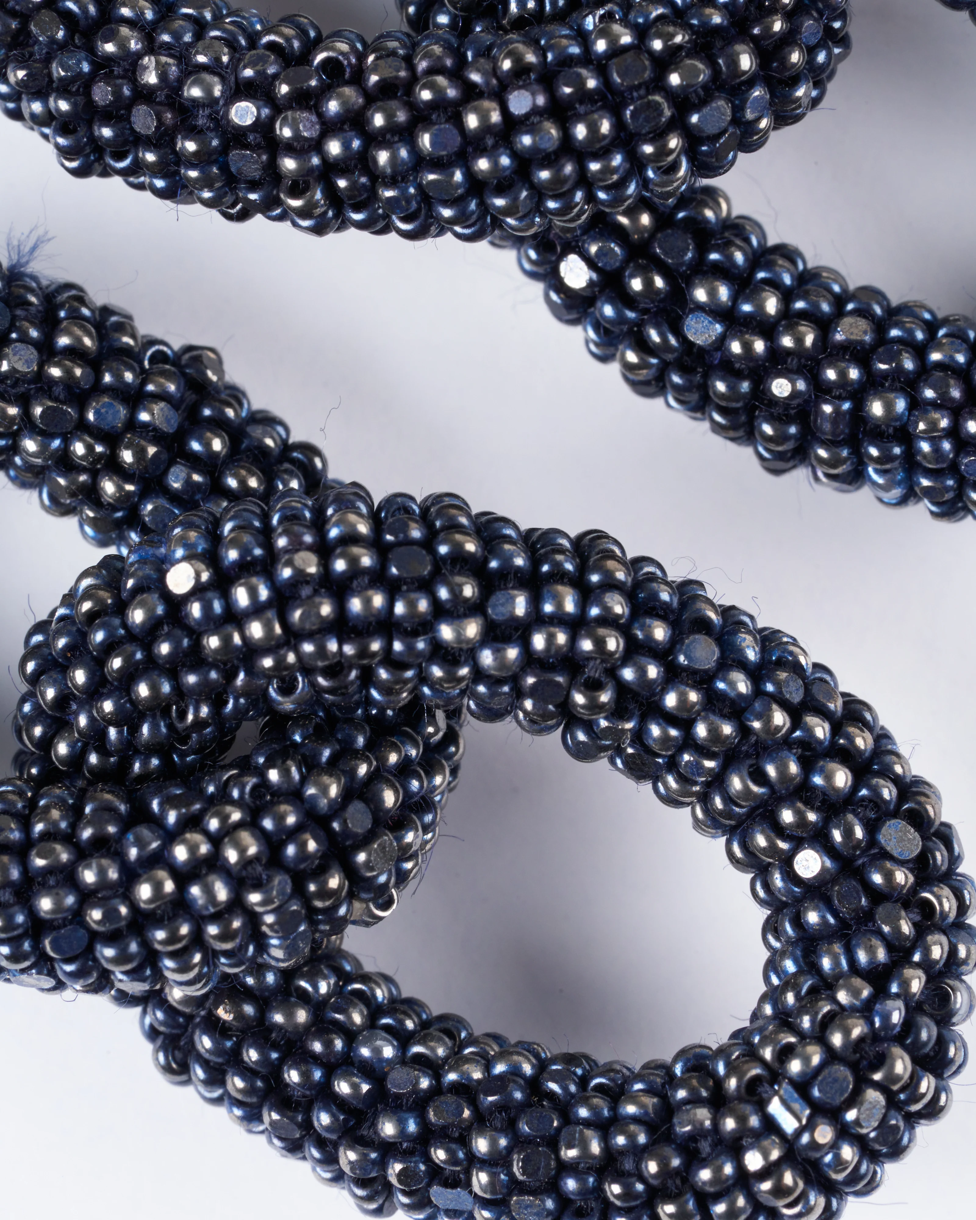 navy loulou earrings - navy - Image 3