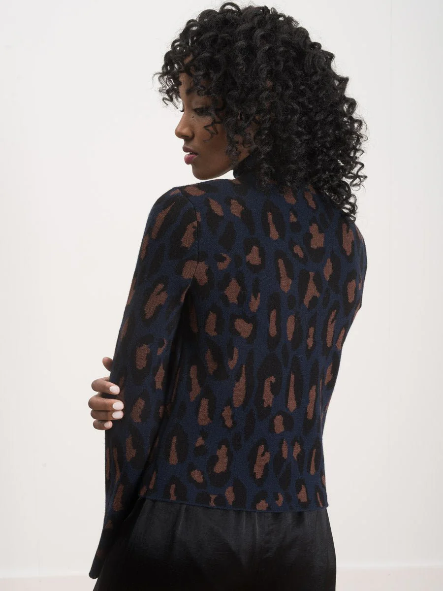 amina sweater - navy combo - Image 4