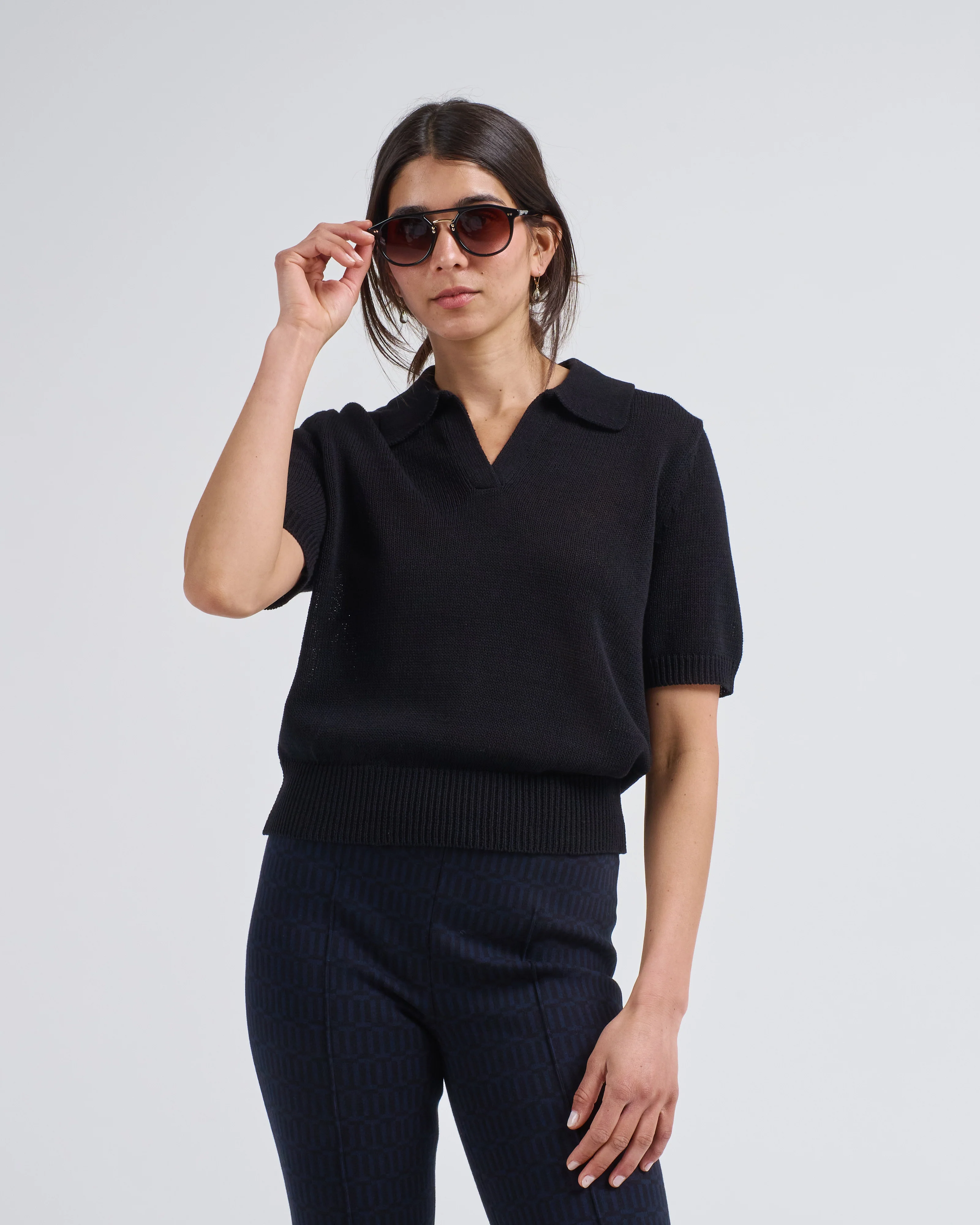 cris cotton linen top