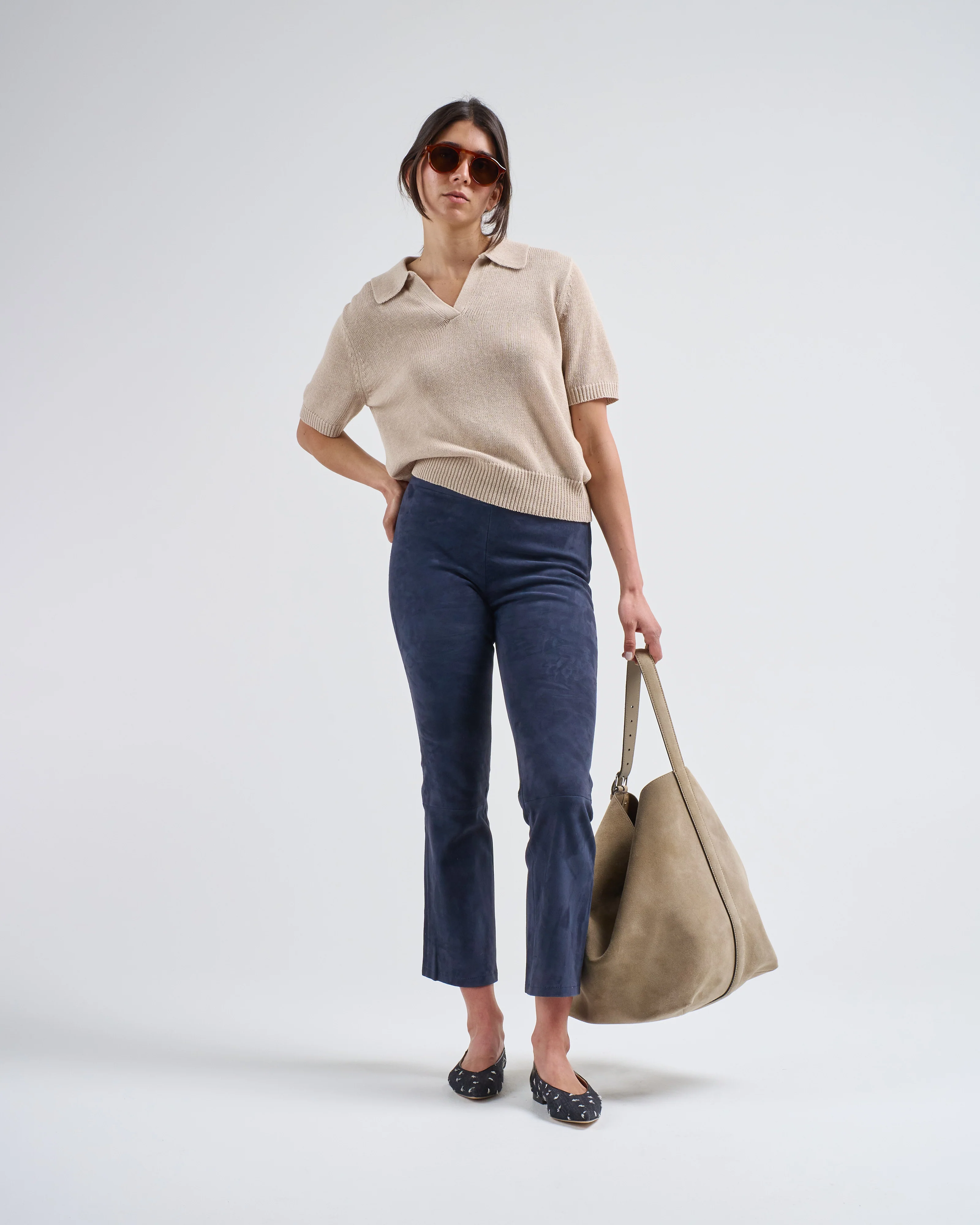 cris cotton linen top - Image 2