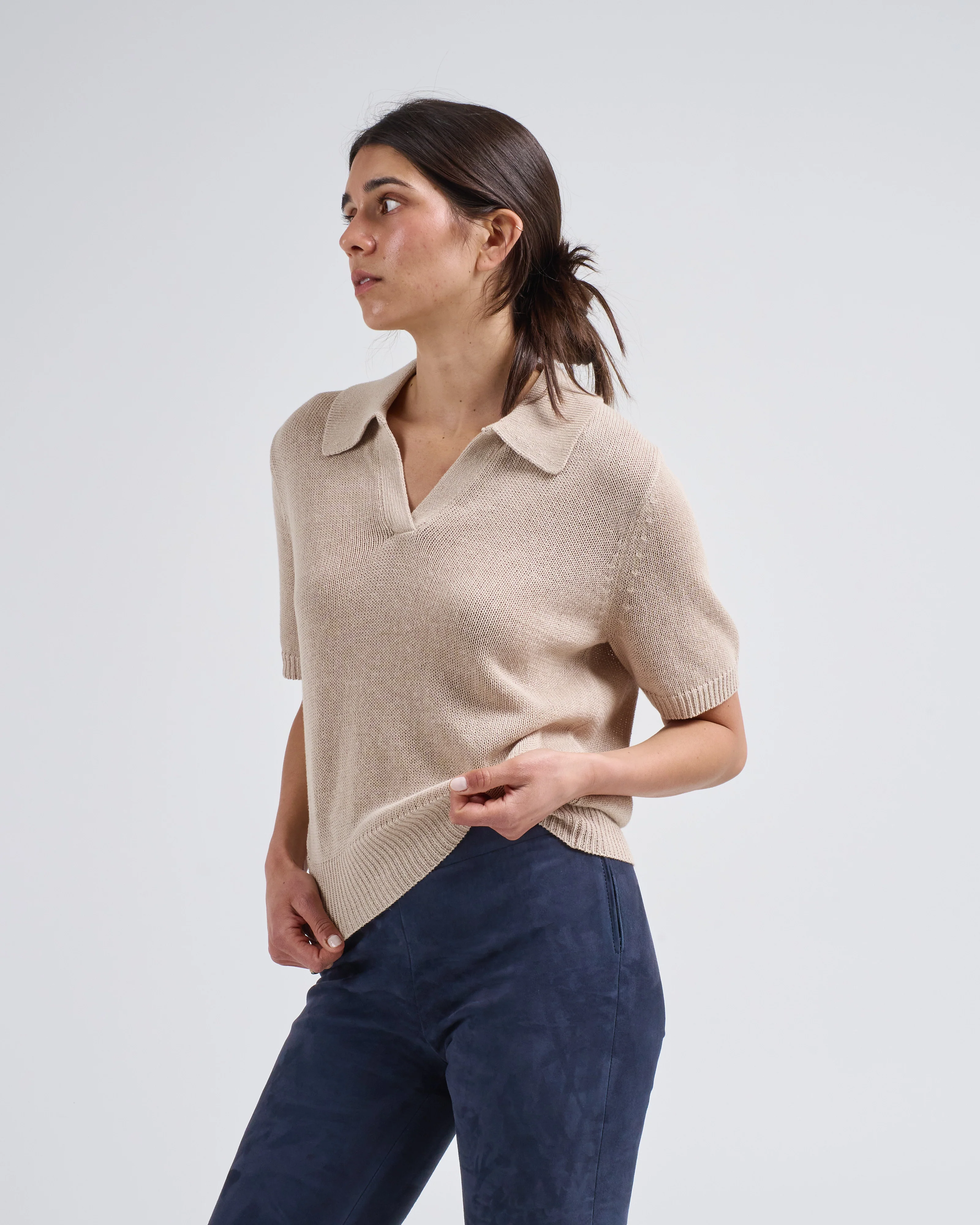 cris cotton linen top - Image 3