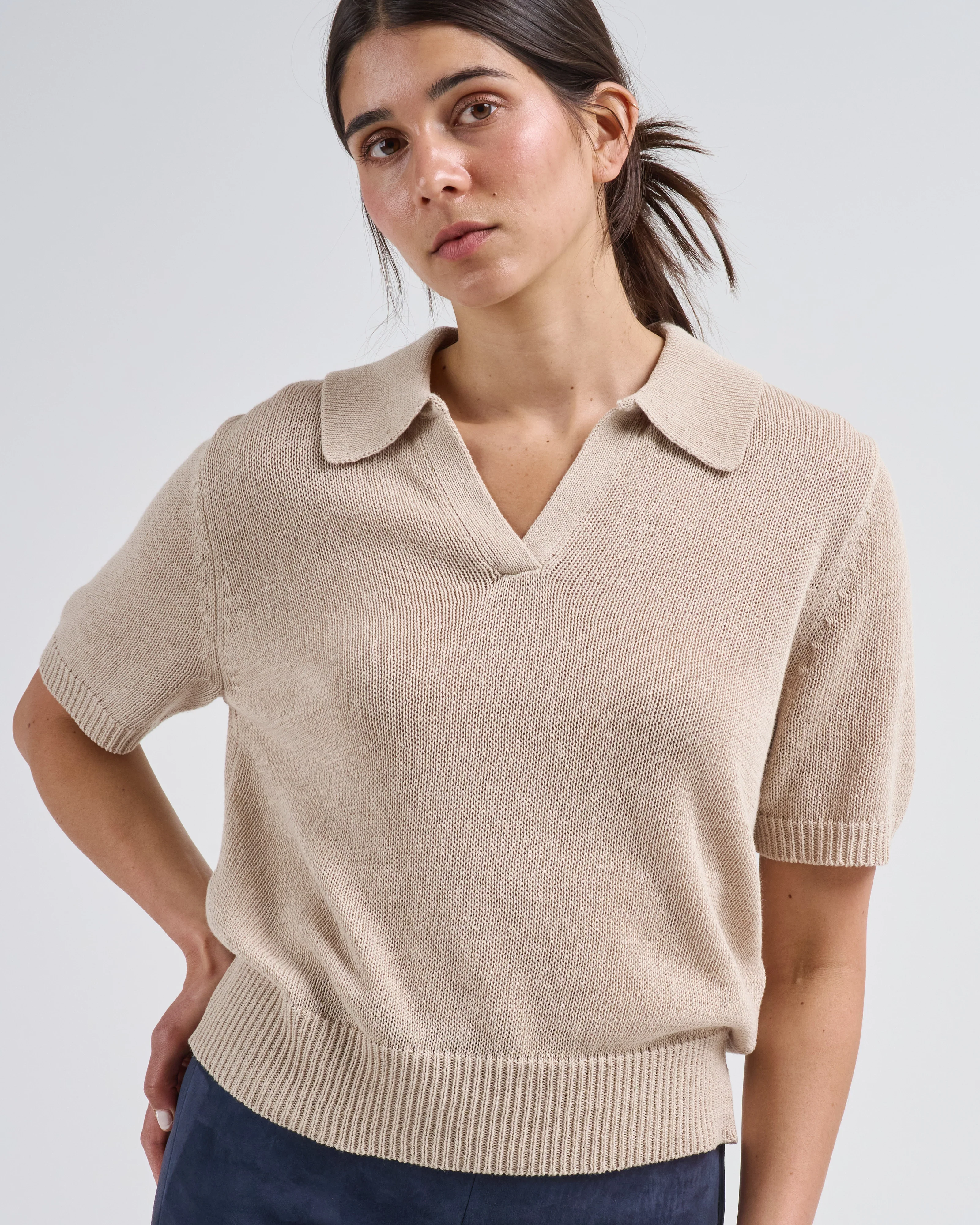 cris cotton linen top - Image 5
