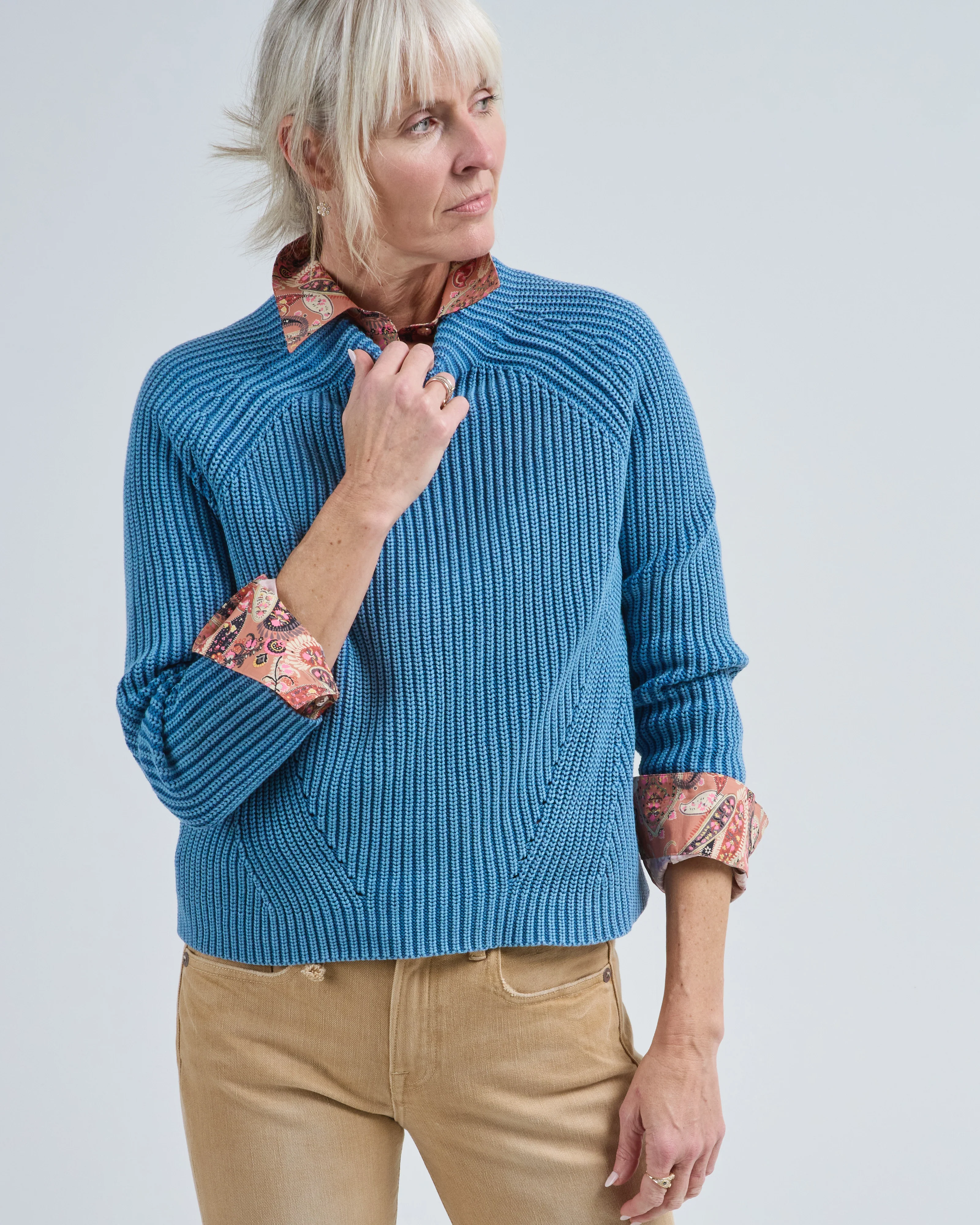 daphne washed cotton sweater