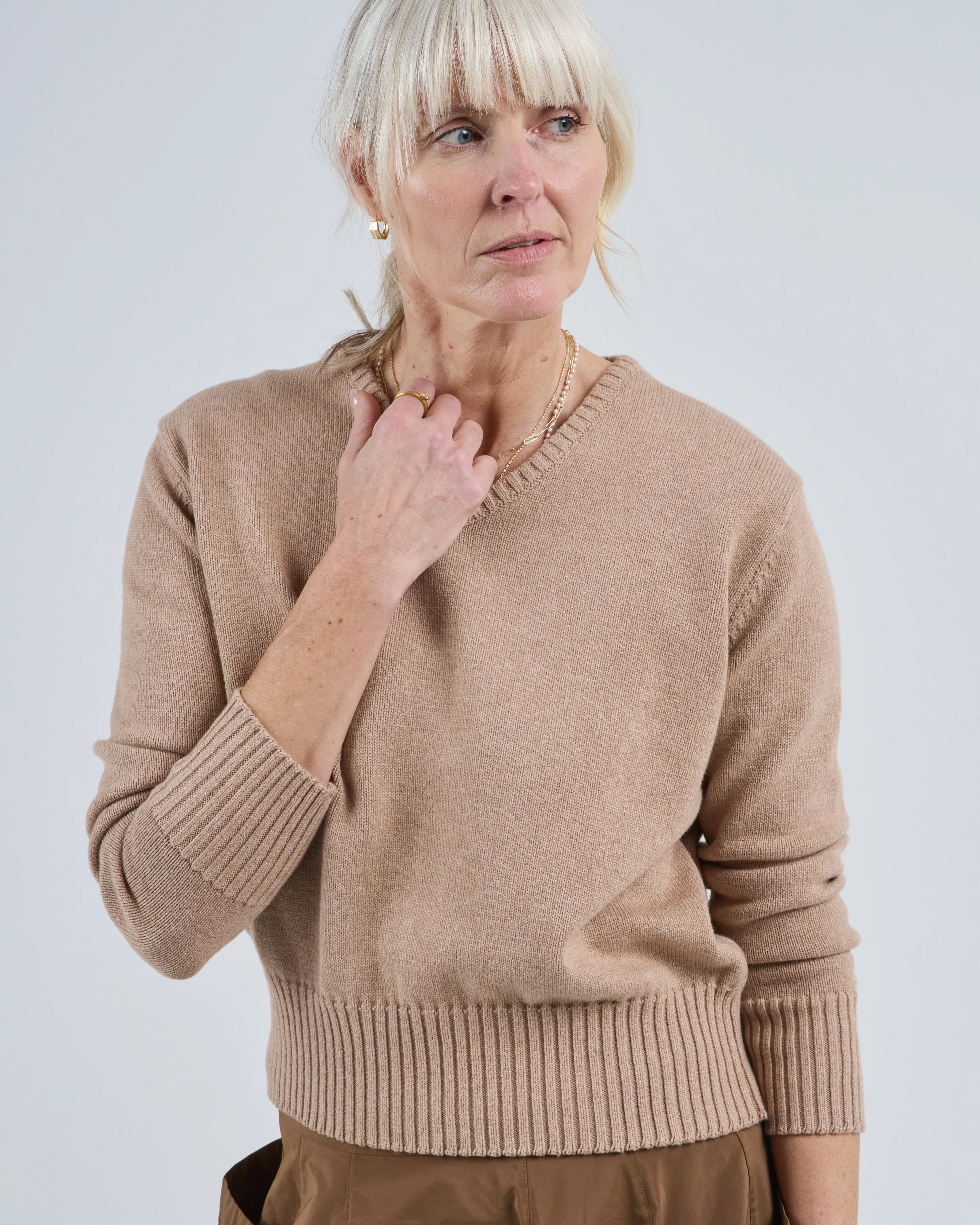elena cotton cashmere sweater - Image 2