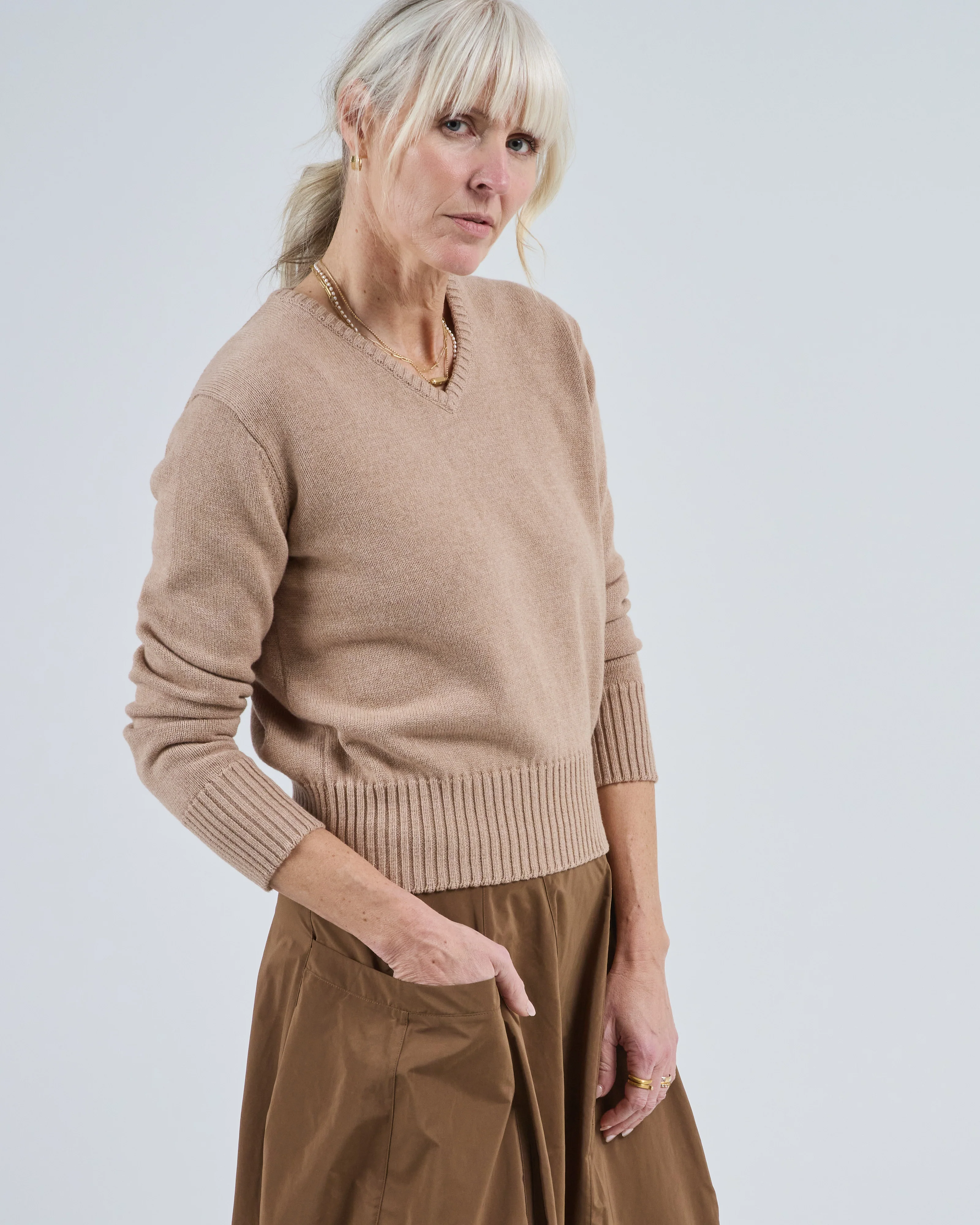 elena cotton cashmere sweater - Image 4