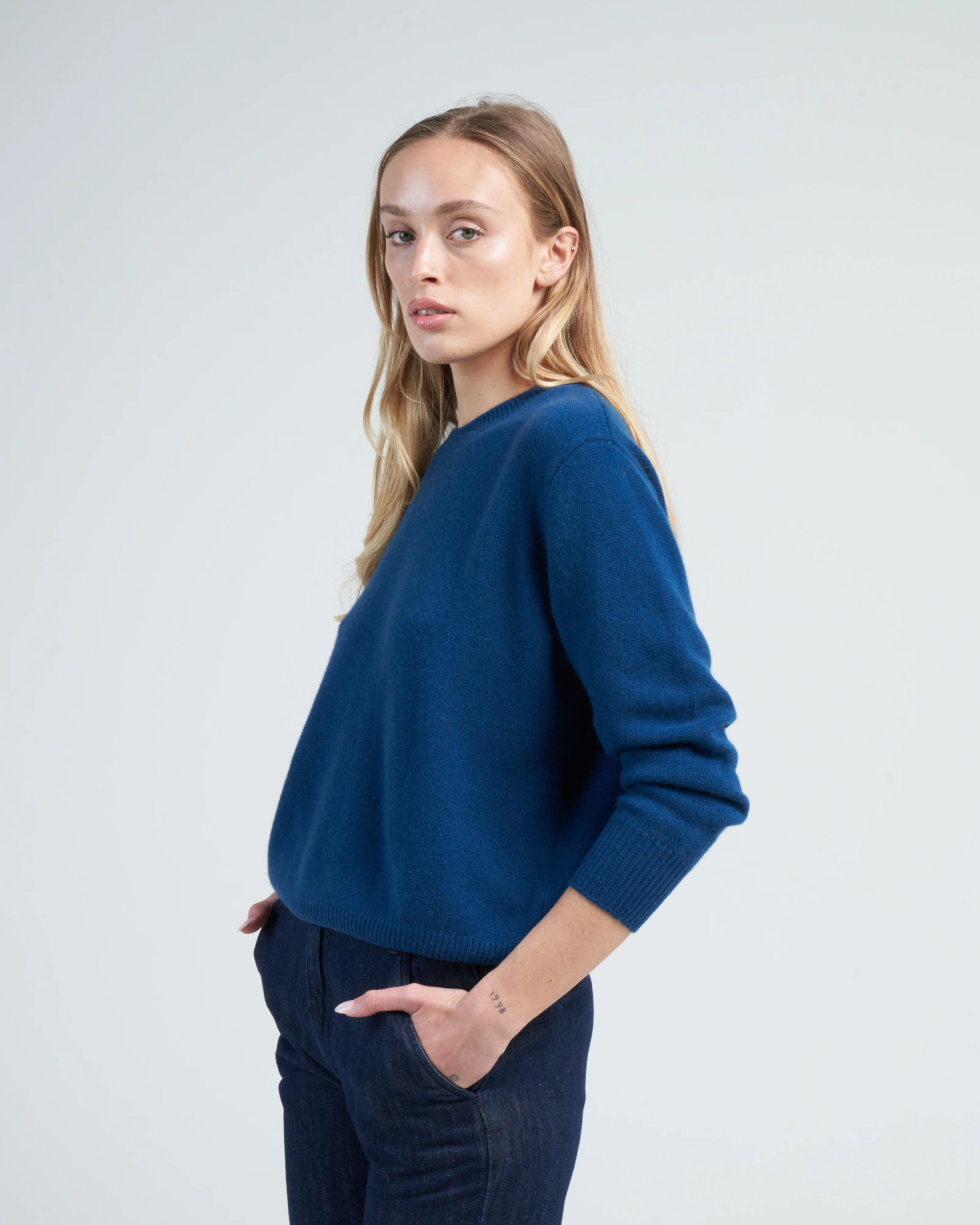 gigi sweater - teal blue - Image 3