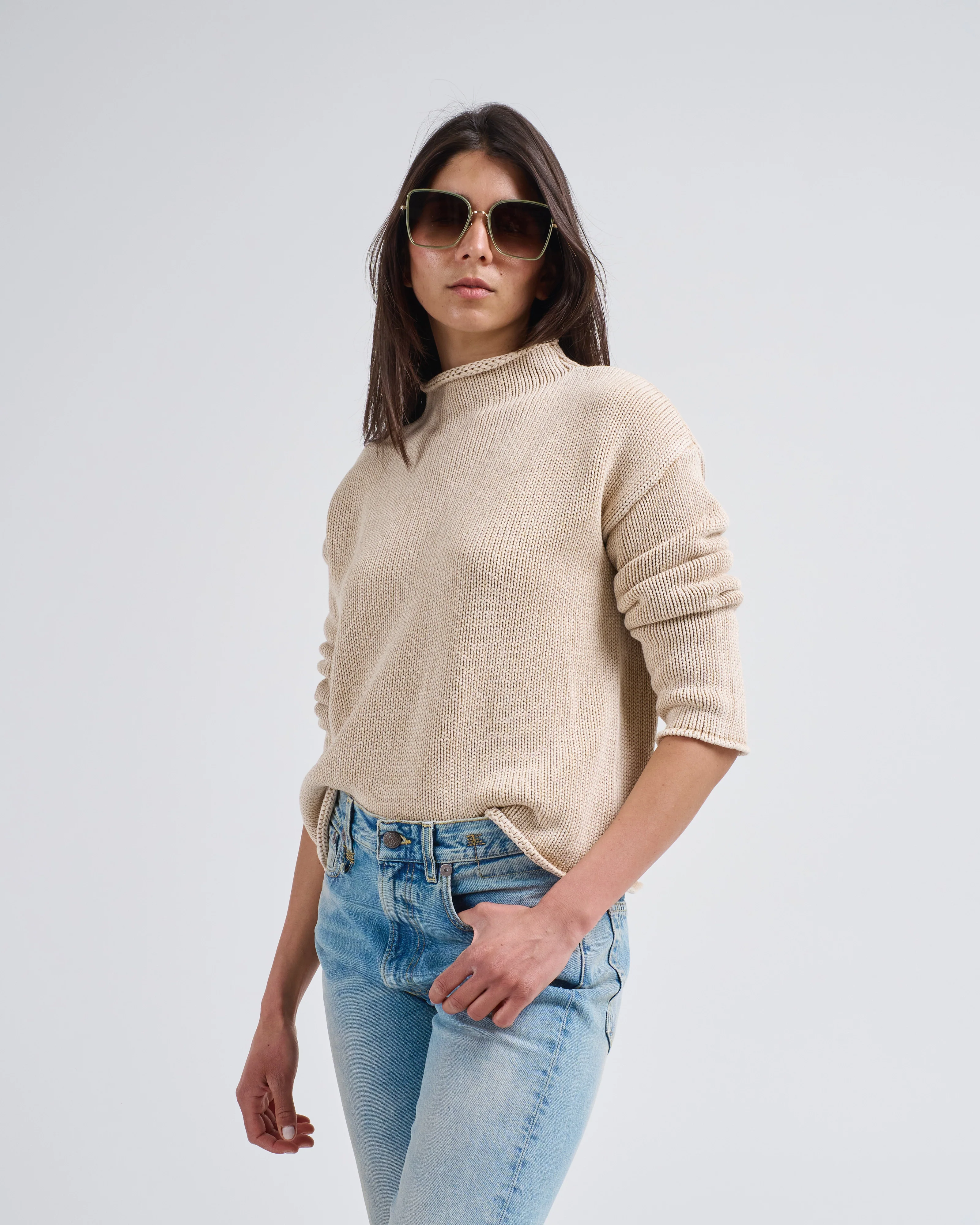 lamis washed cotton sweater - Image 4