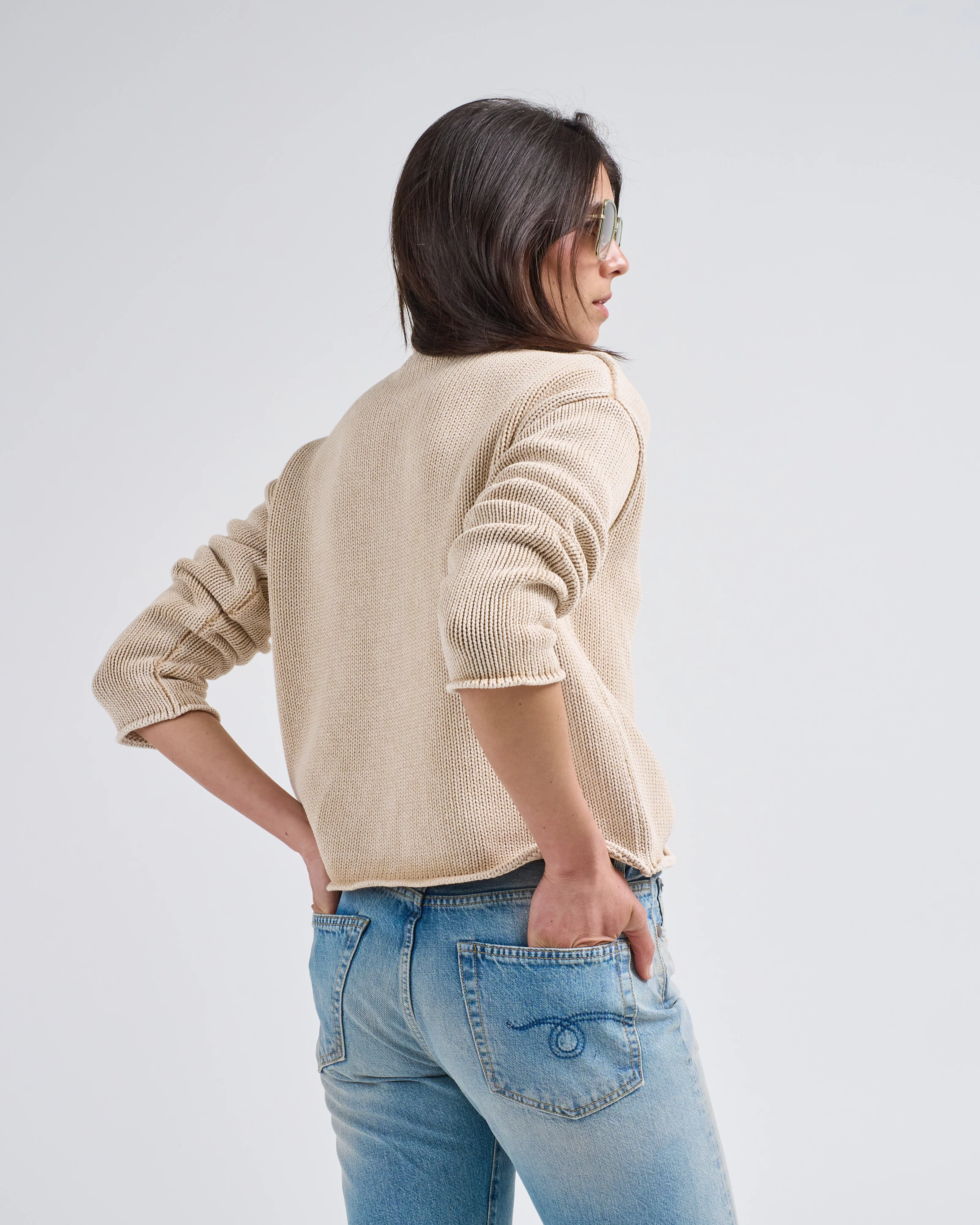 lamis washed cotton sweater - Image 5
