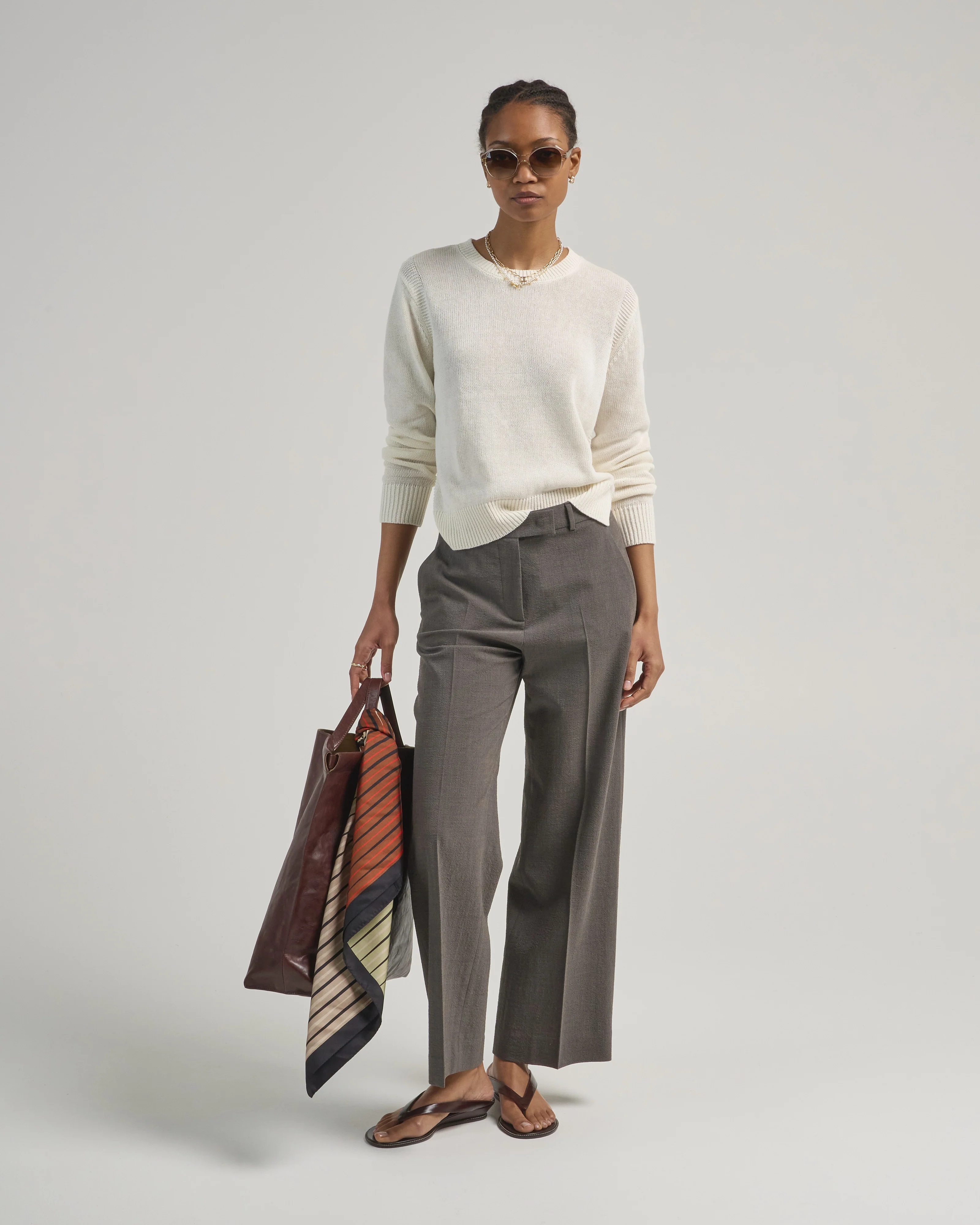 lana cotton linen sweater - Image 2
