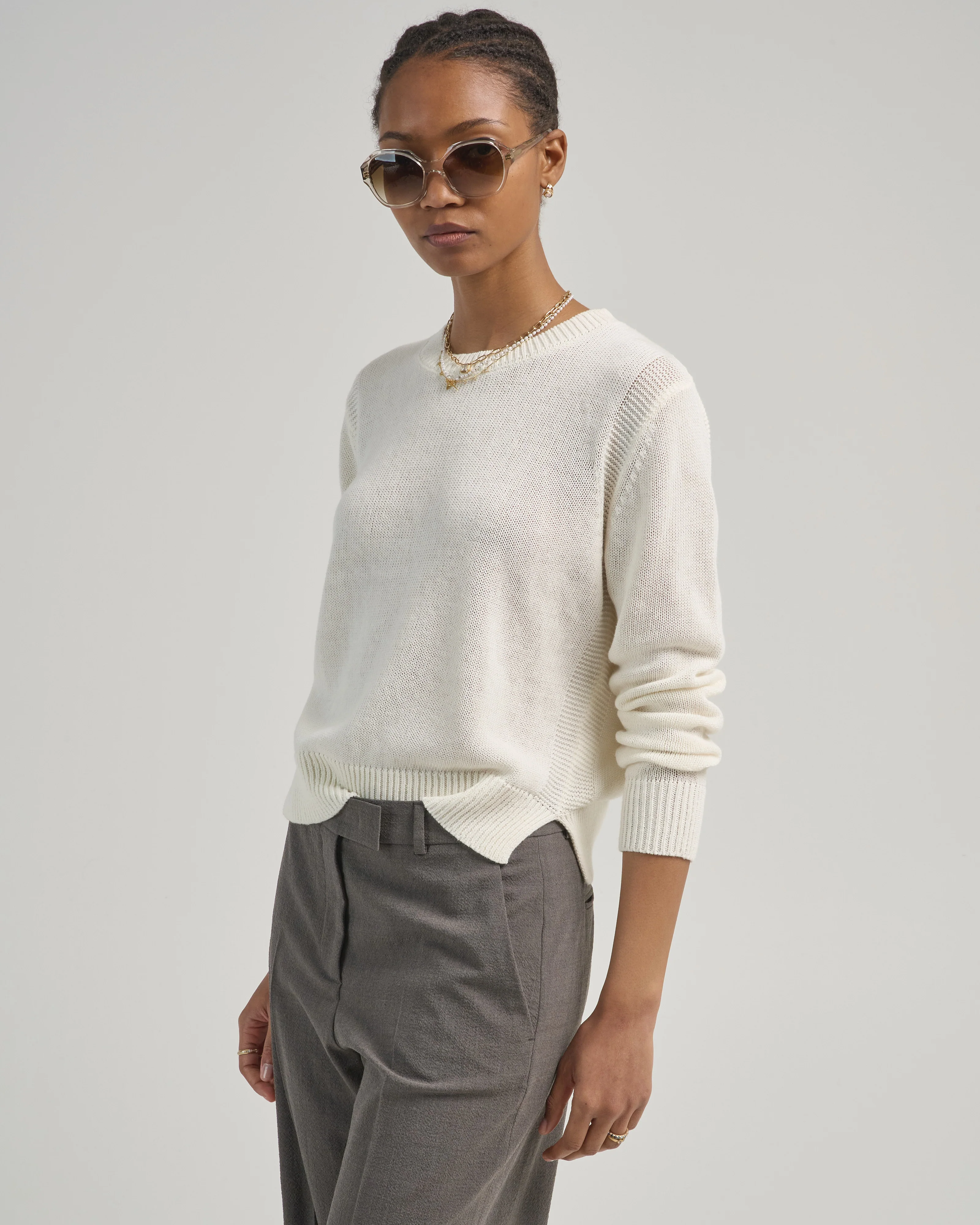 lana cotton linen sweater - Image 4