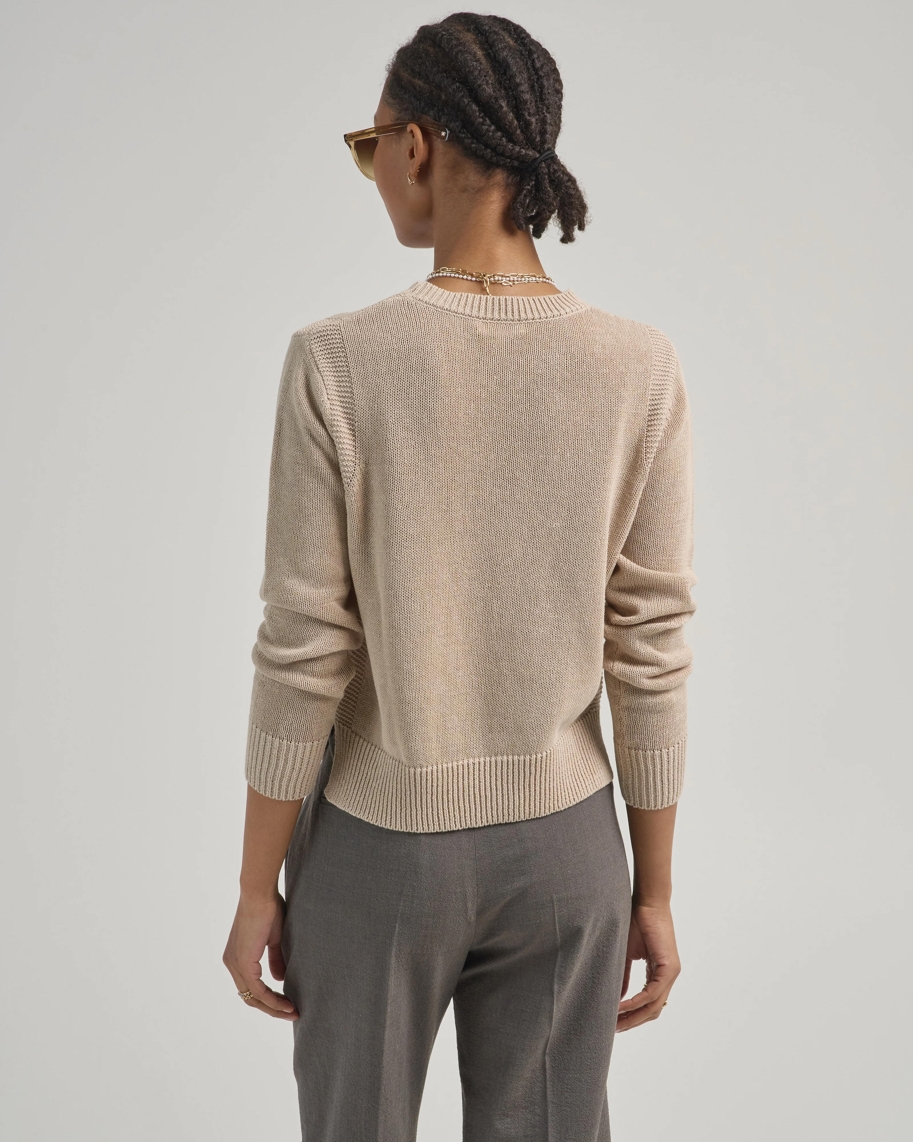 lana cotton linen sweater - Image 5