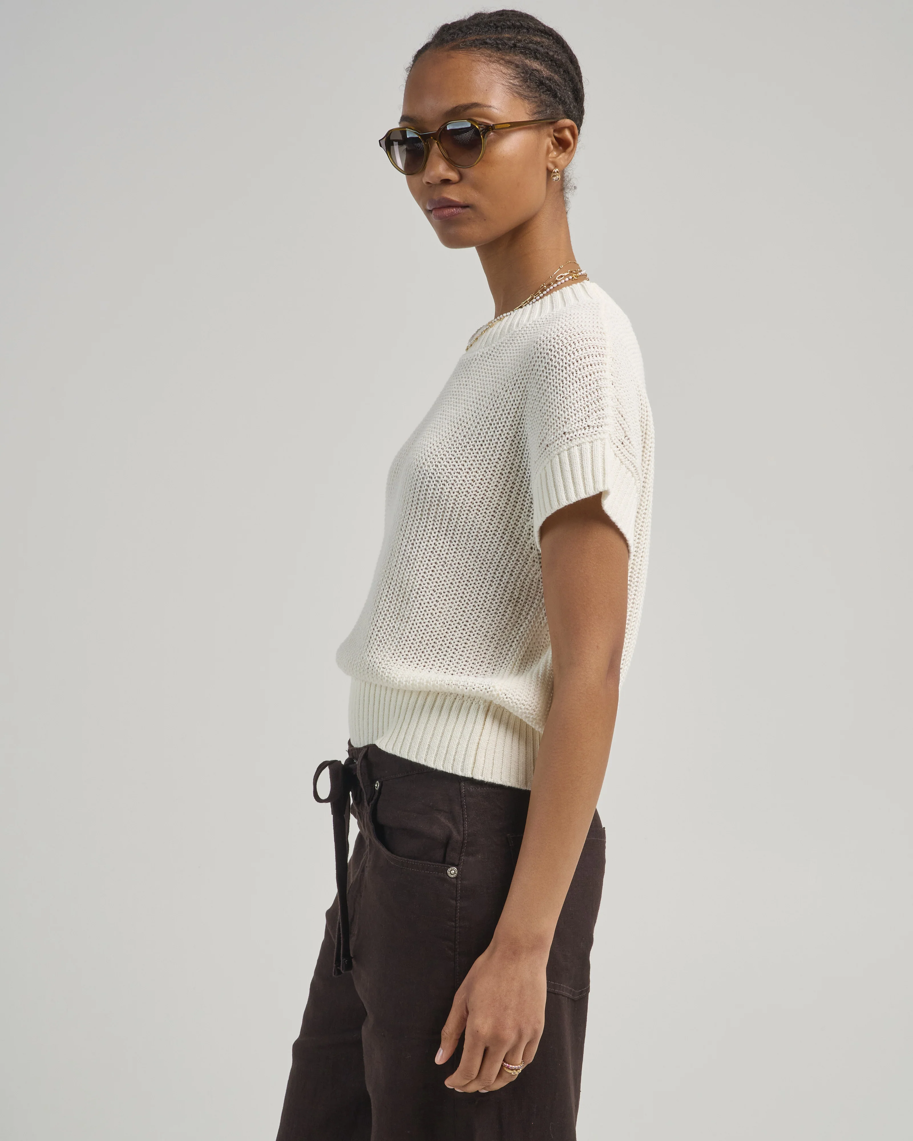 marlowe cotton linen top - Image 3