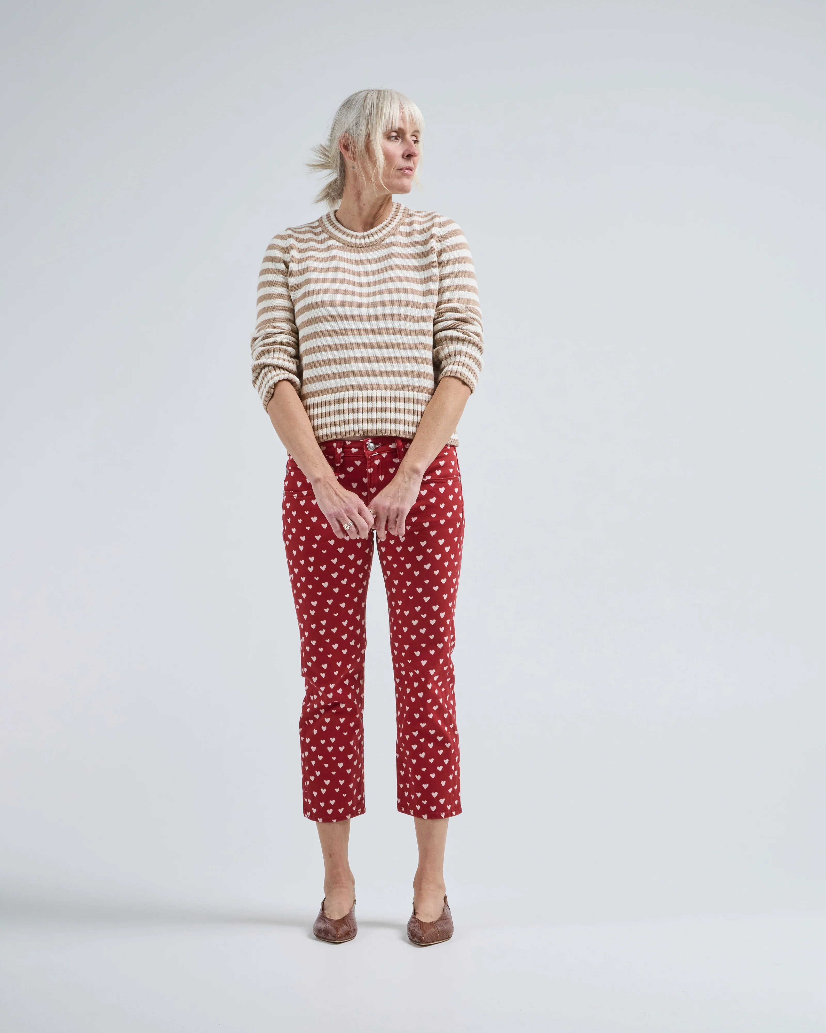 micha stripe cotton sweater - Image 5