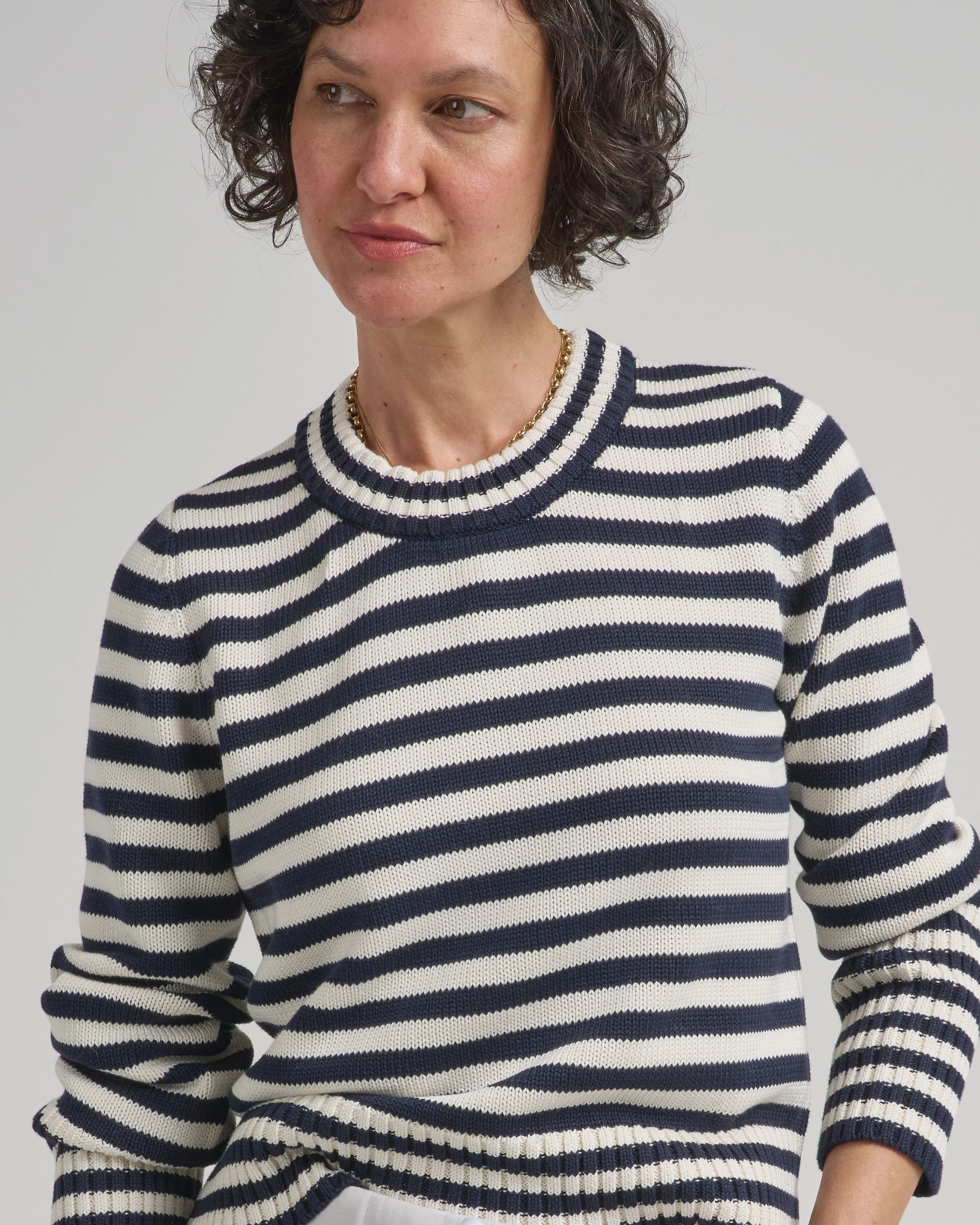 micha stripe cotton sweater - Image 5