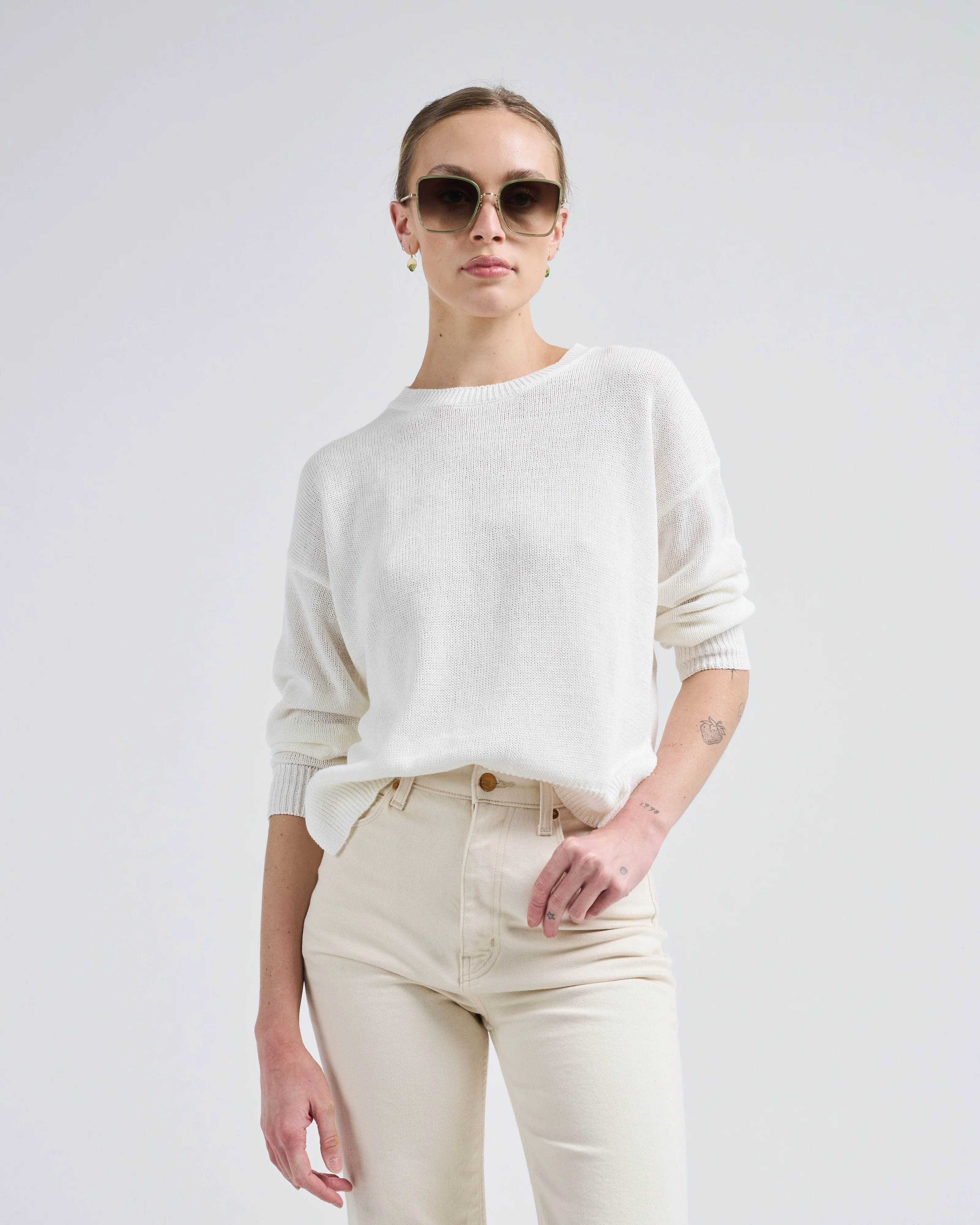 nadin cotton linen sweater