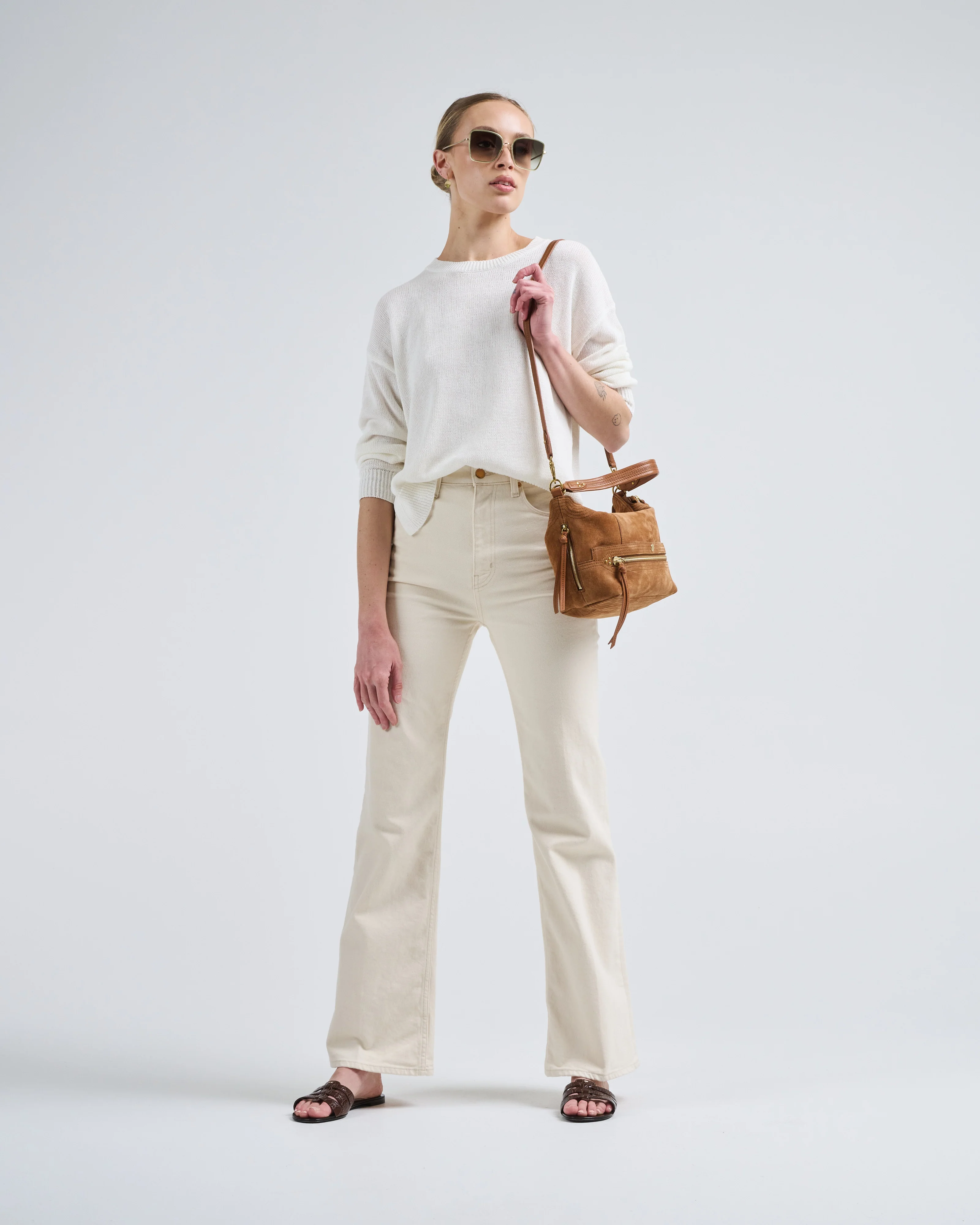 nadin cotton linen sweater - Image 2