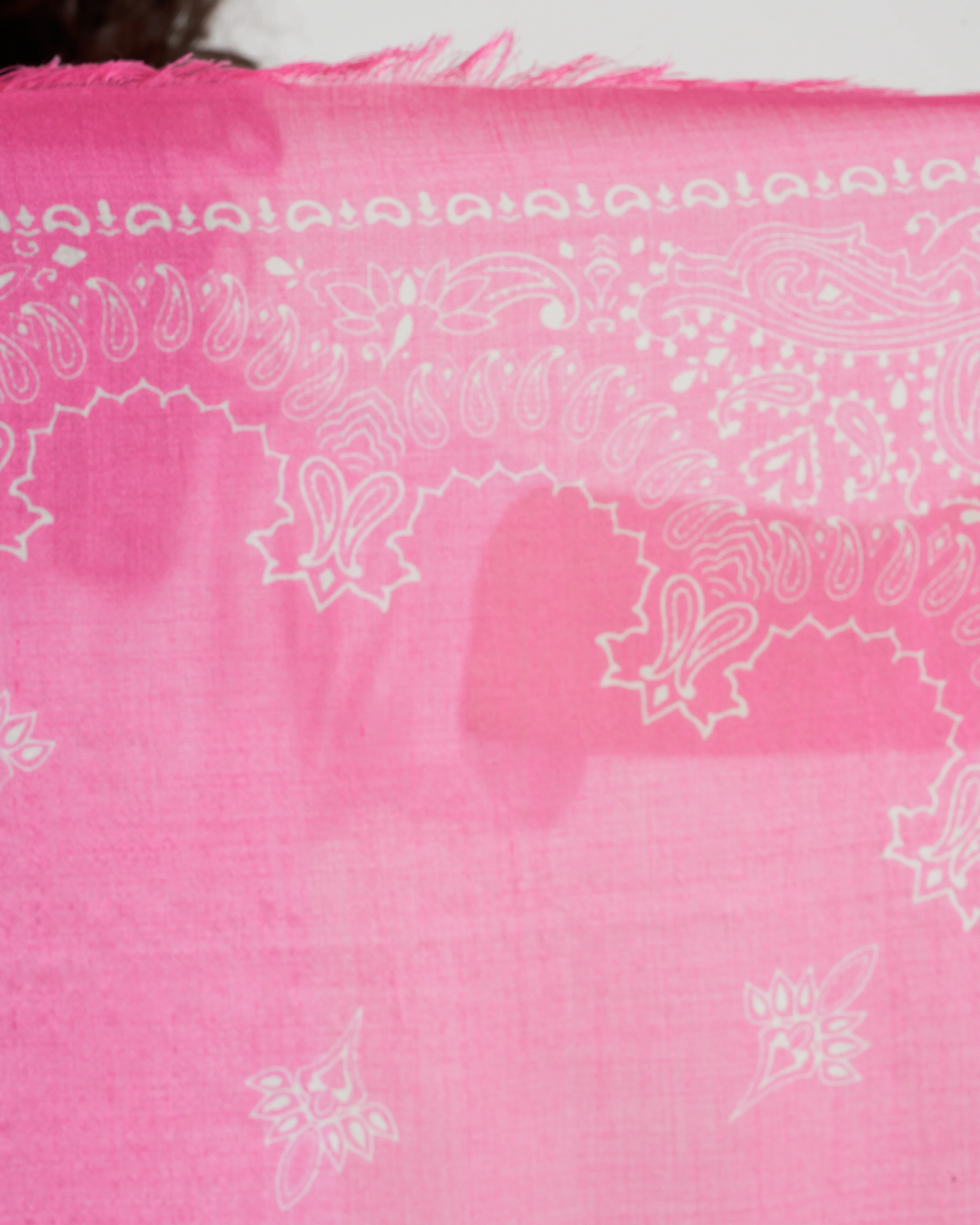 bandana scarf - hot pink - Image 7