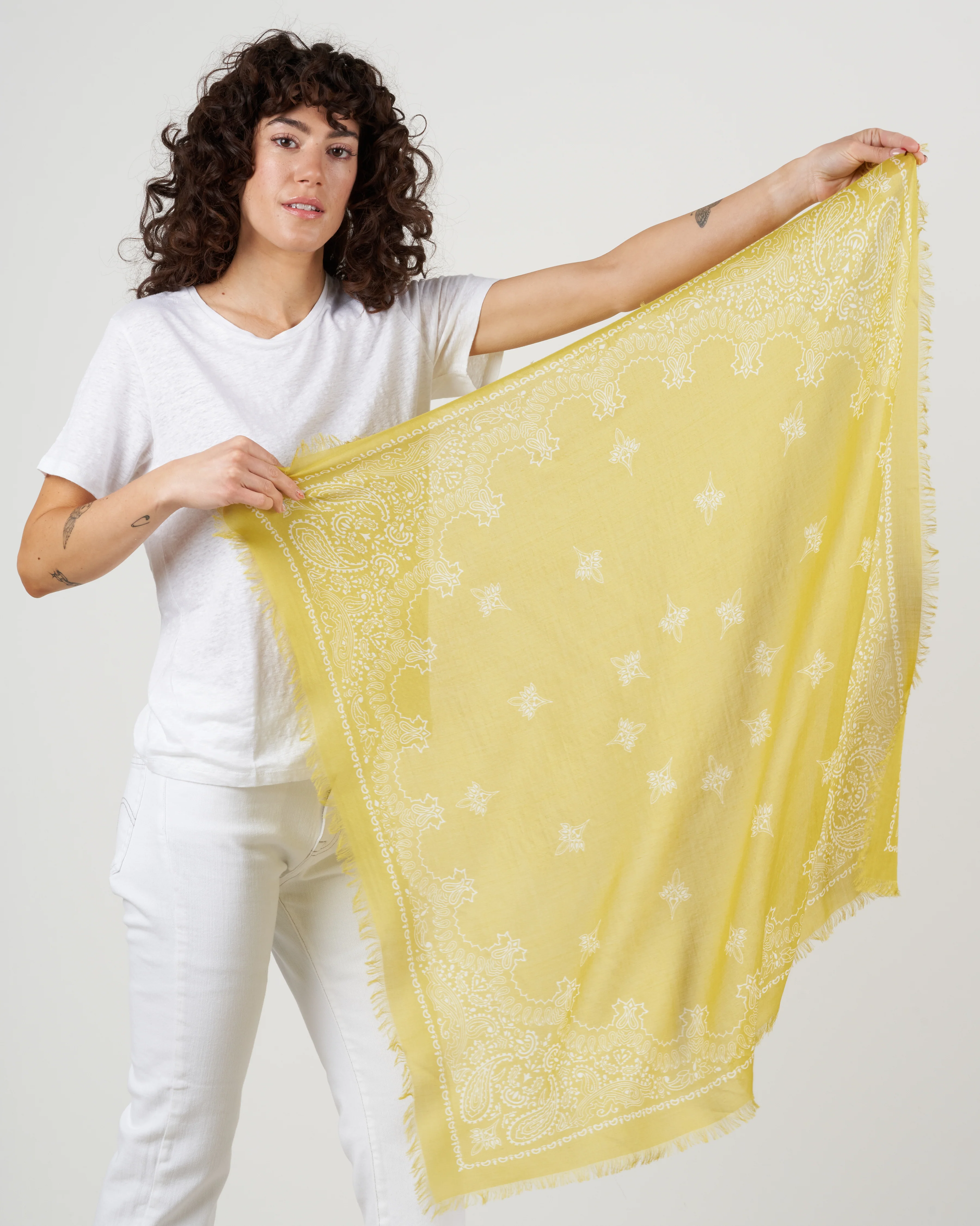 bandana scarf - lime - Image 3