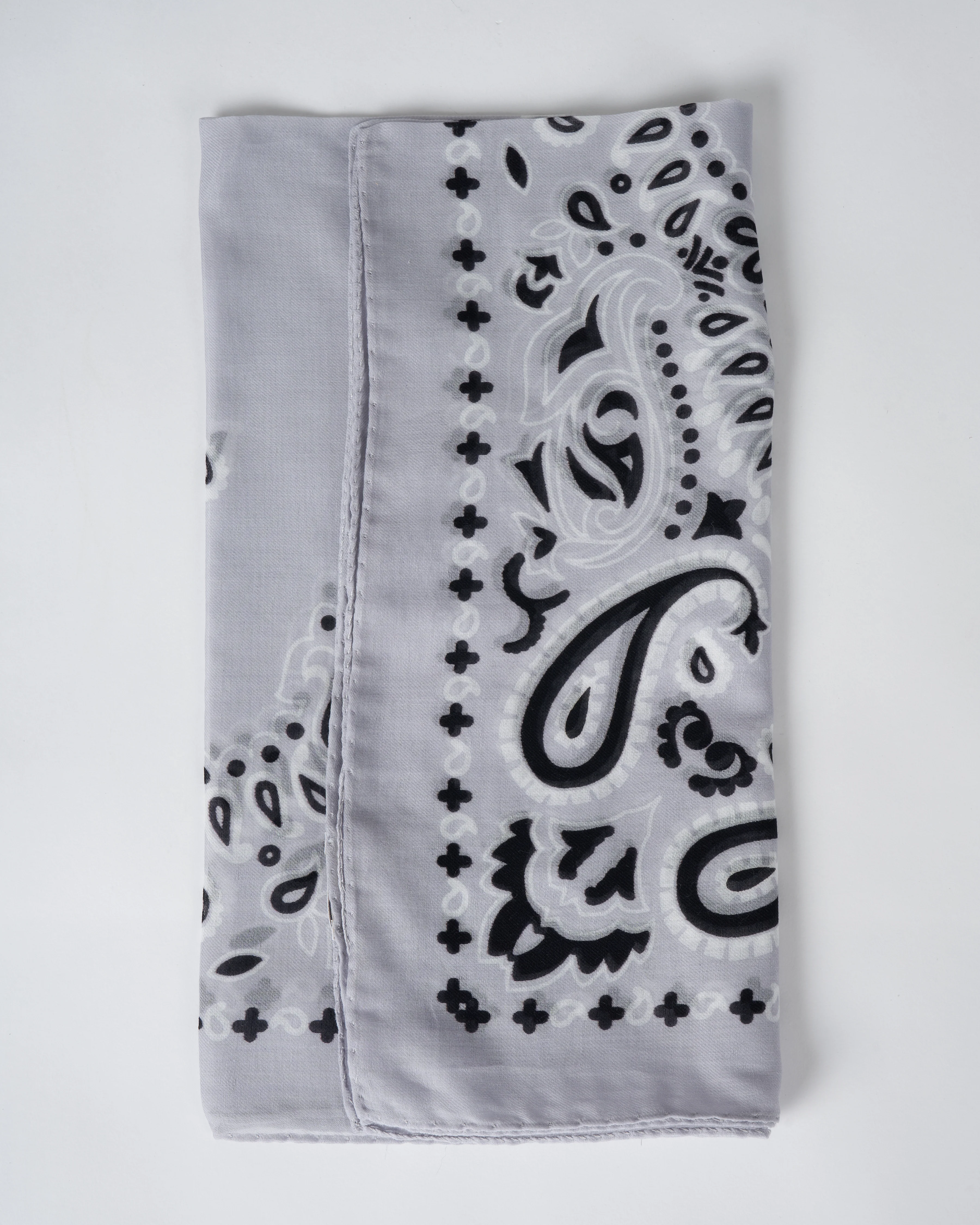 cot bandana scarf - iced grey - Image 6