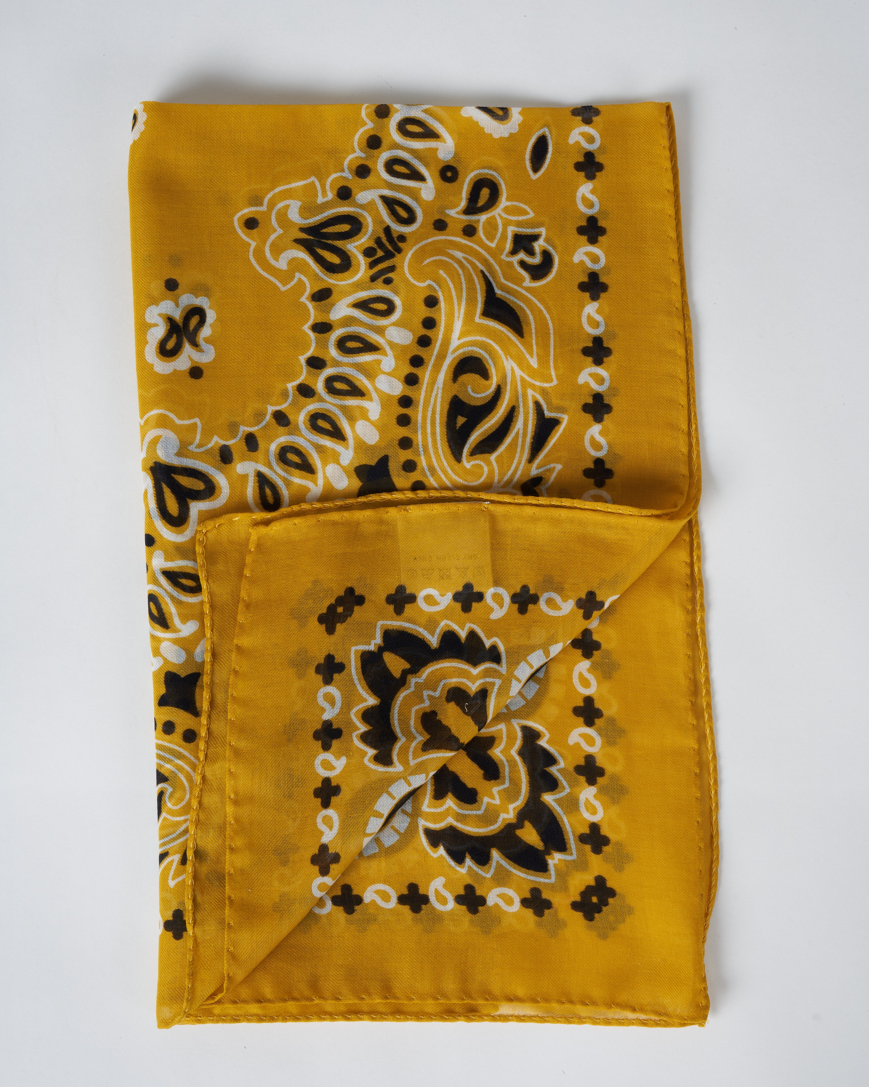 cot bandana scarf - yellow - Image 4