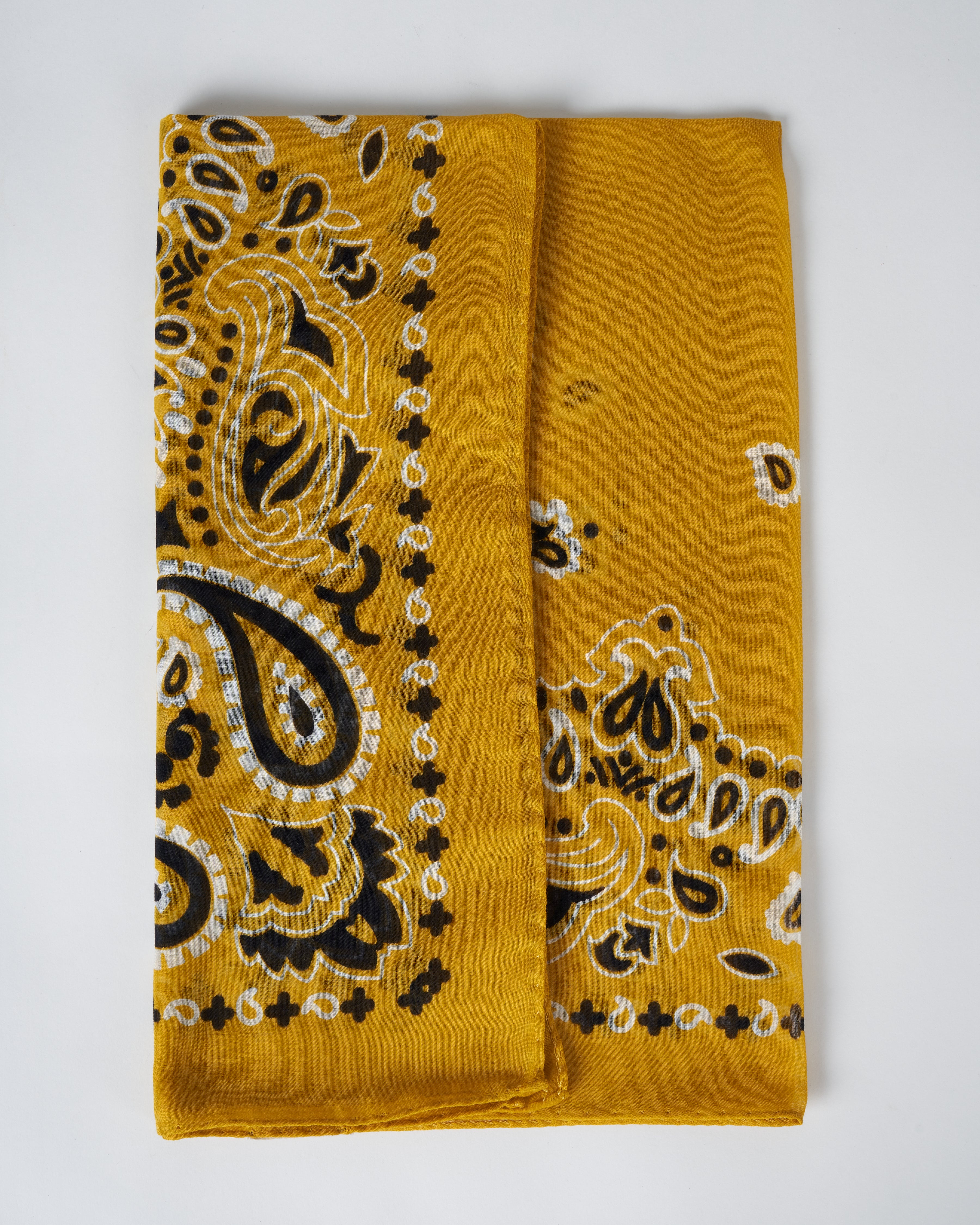 cot bandana scarf - yellow - Image 6