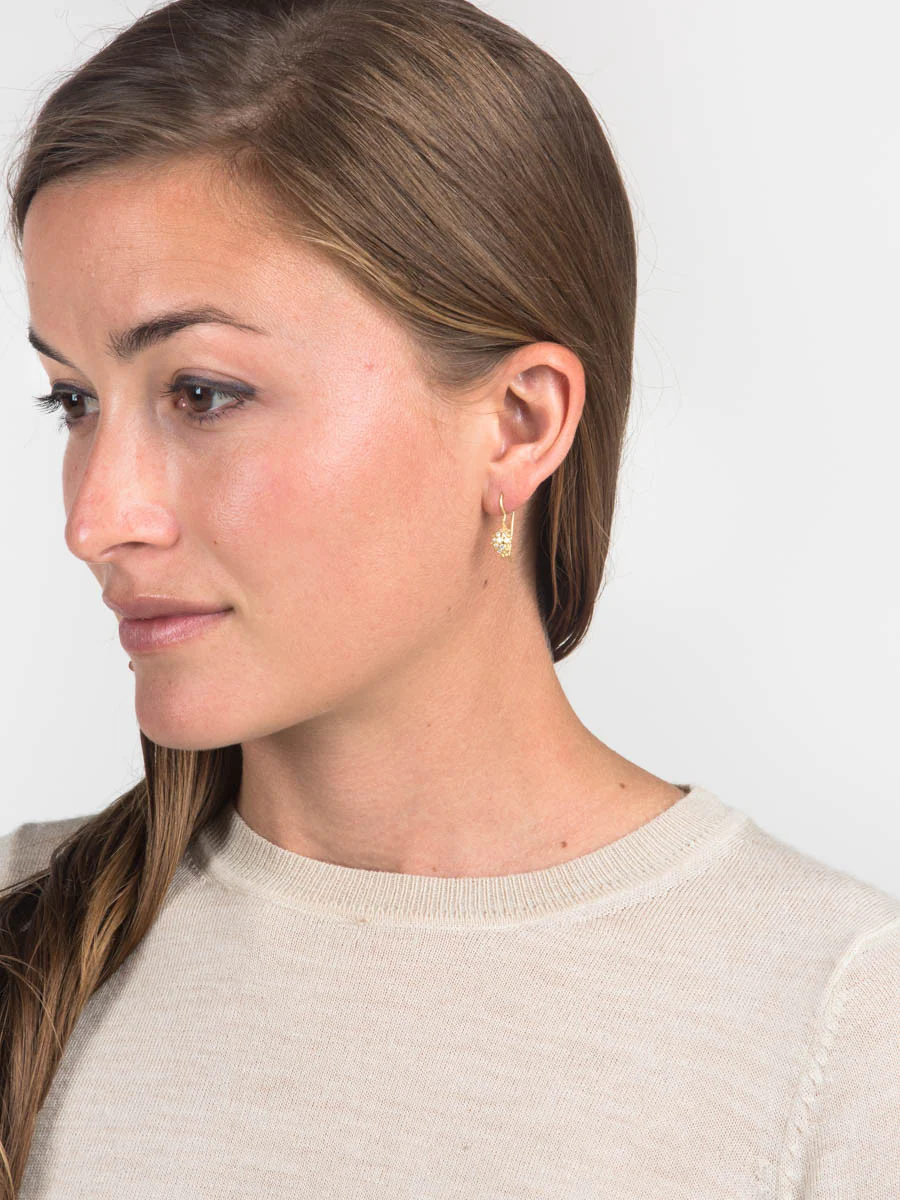 diamond drop earrings - Image 3