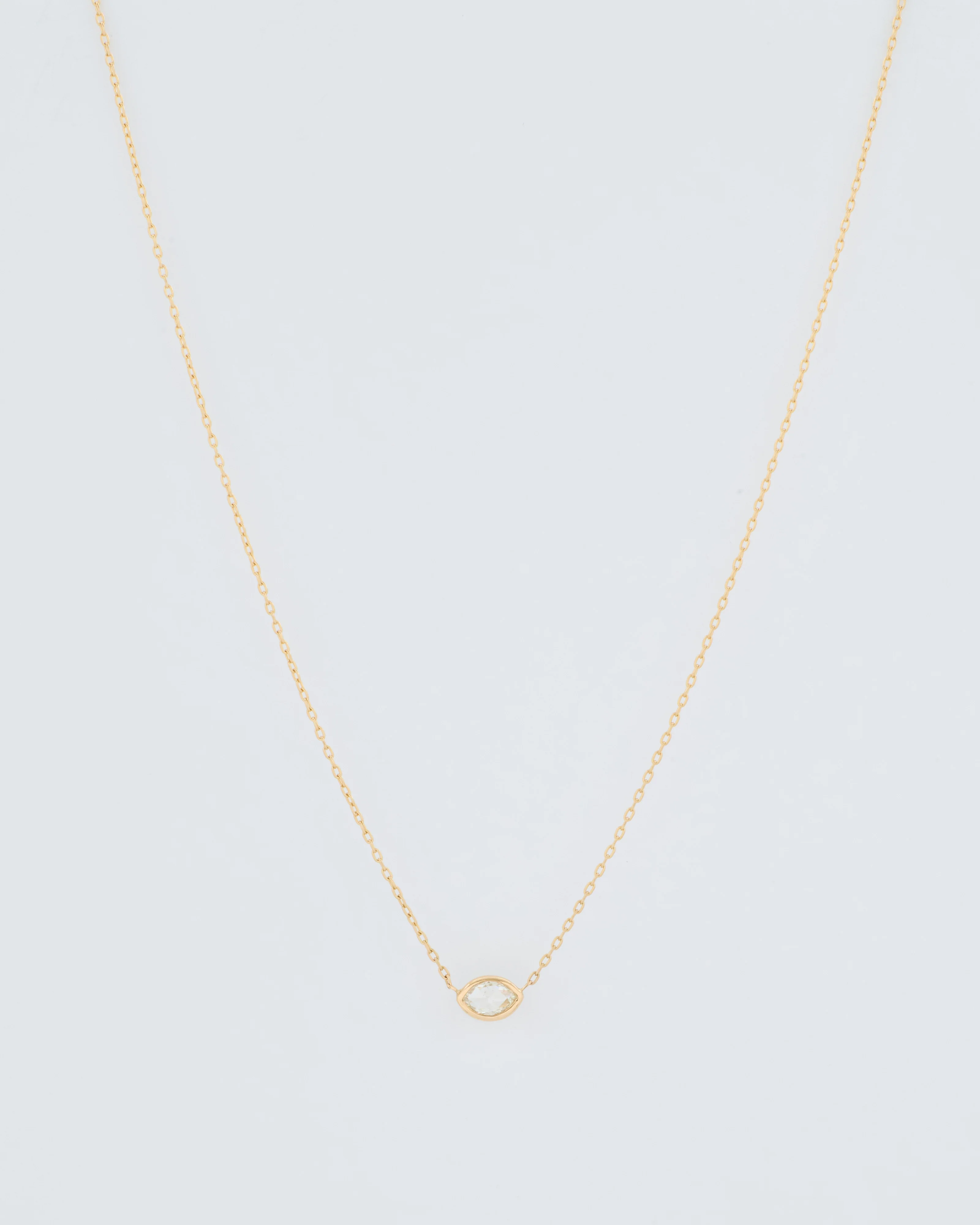 diamond shape necklace marquise - Image 4