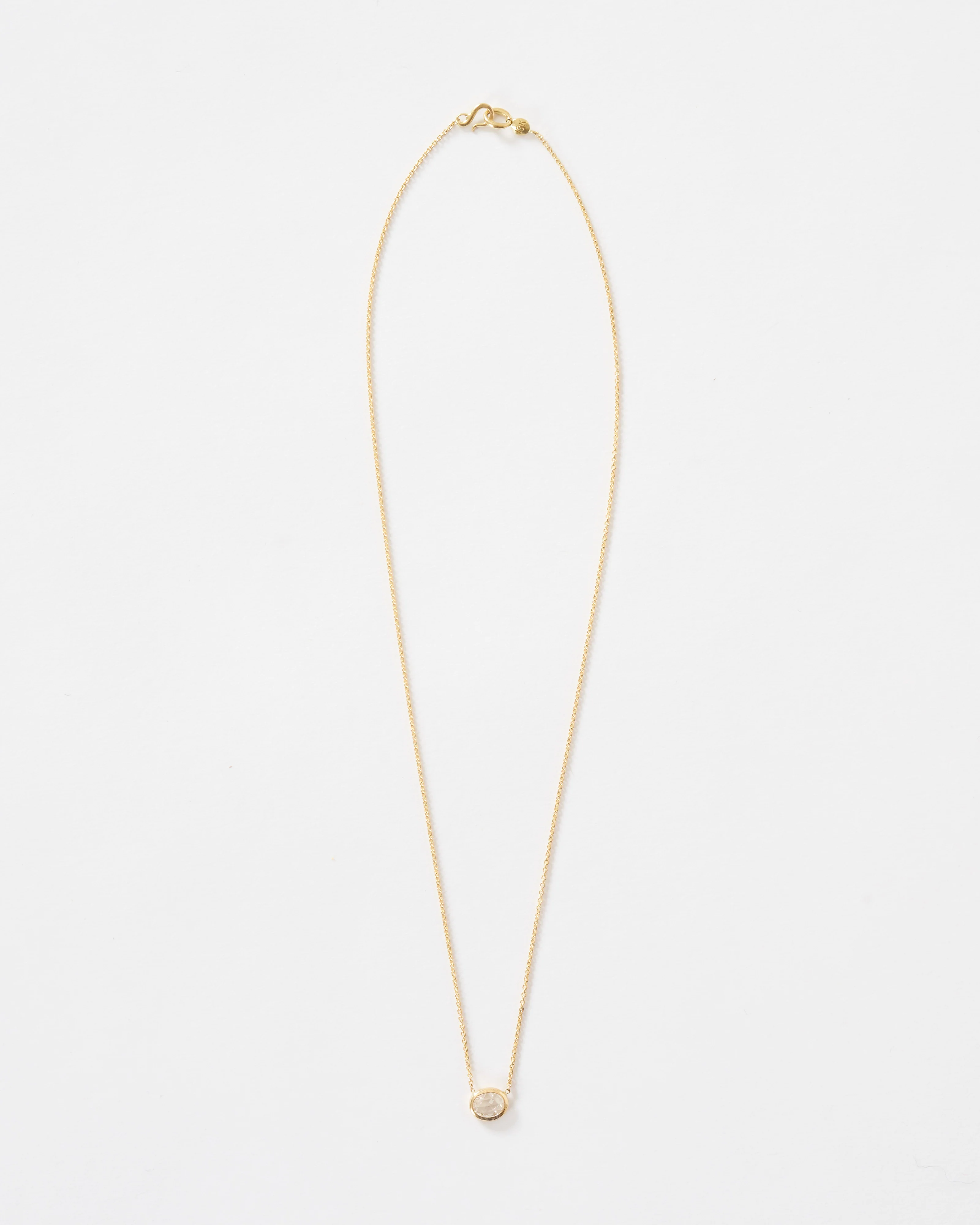 diamond shape necklace oval - Image 4