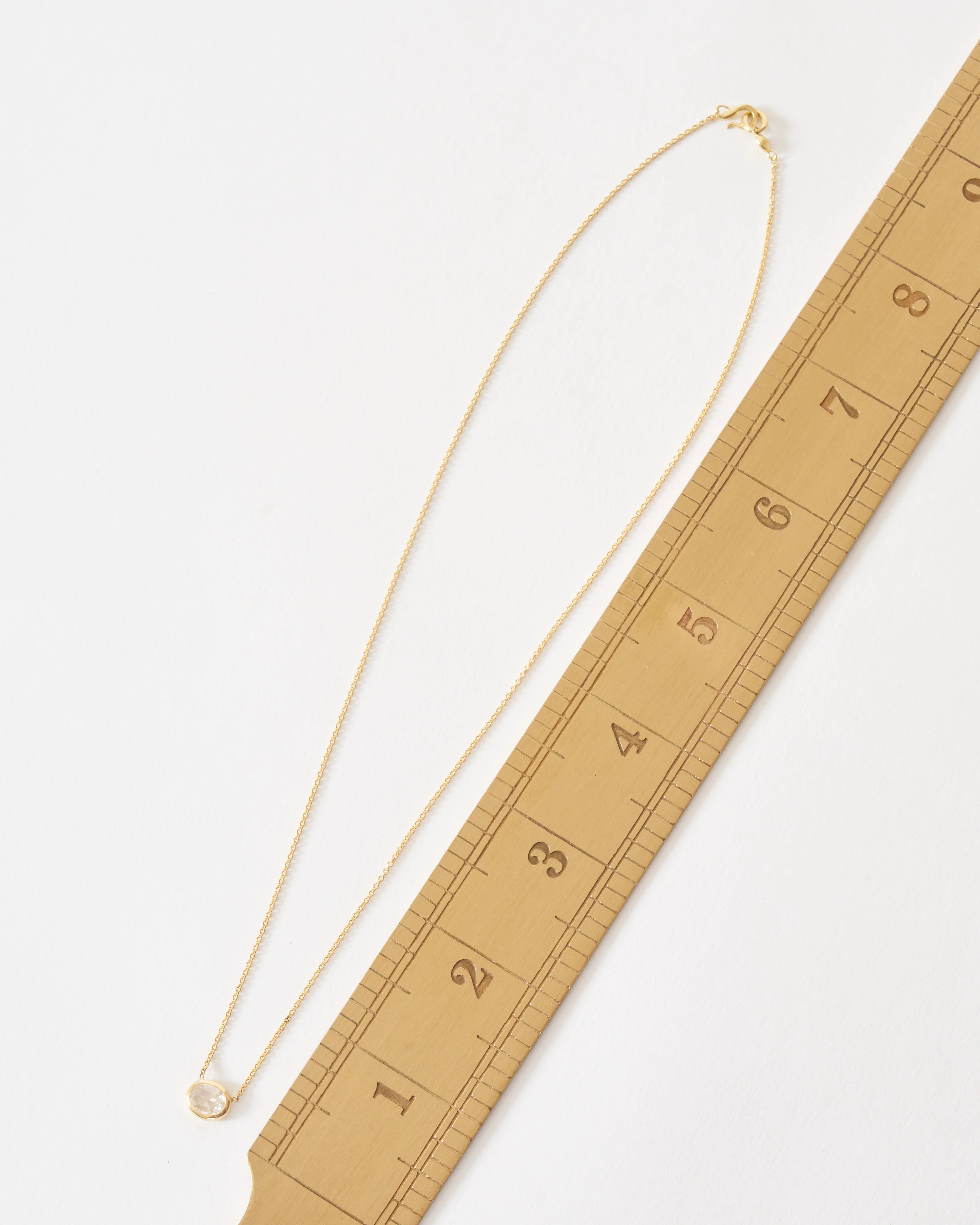 diamond shape necklace oval - Image 5