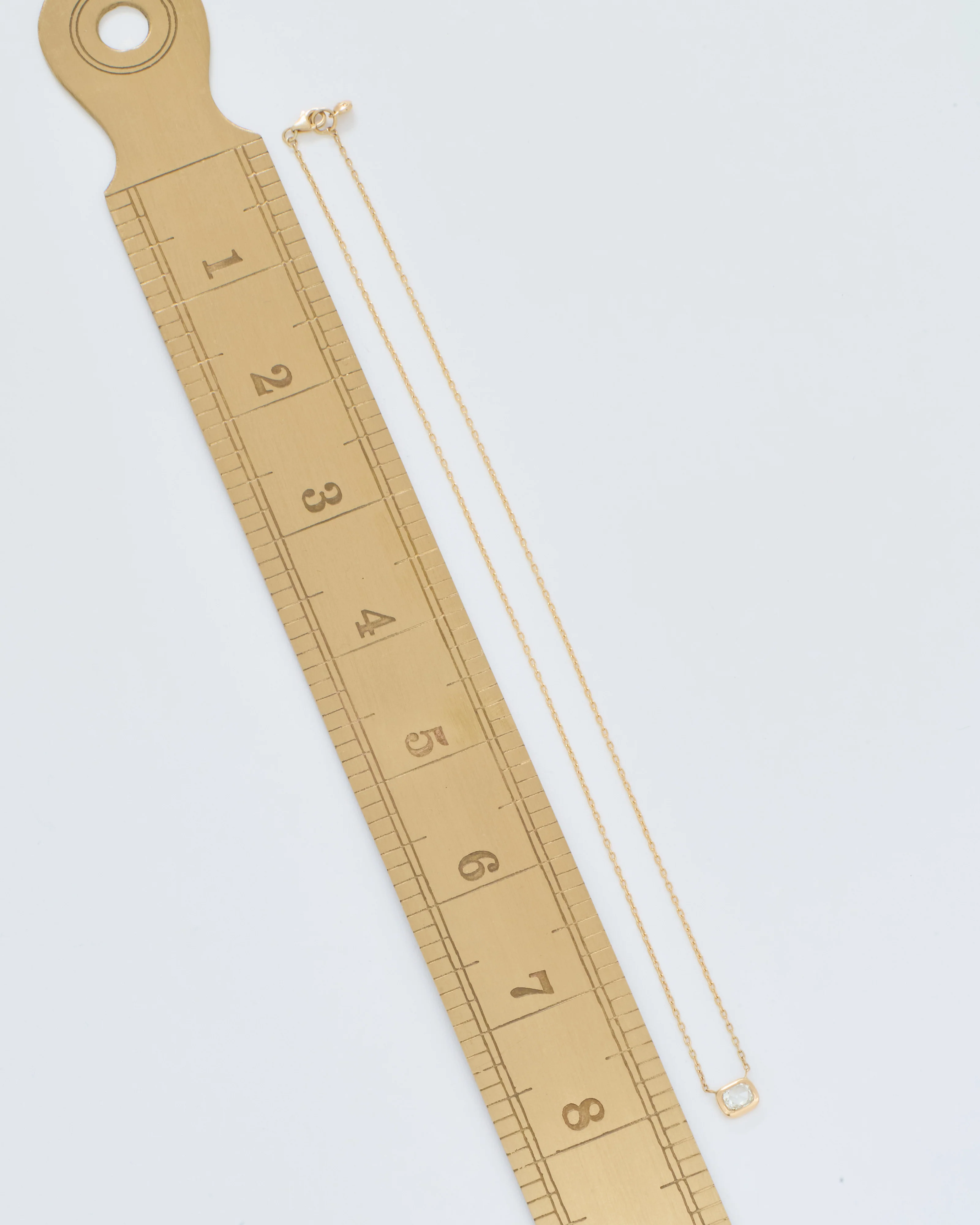 diamond shape necklace rectangular - Image 6