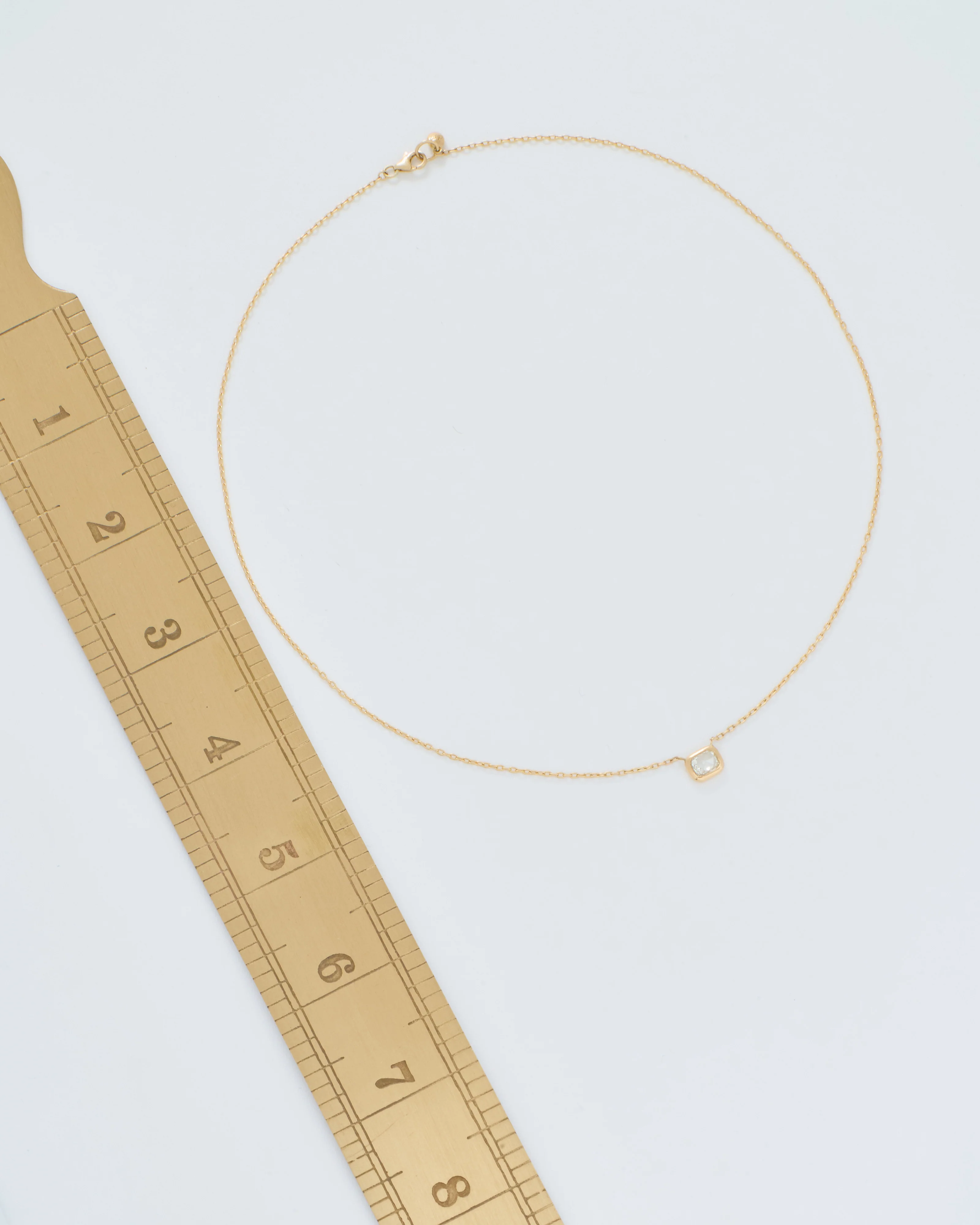 diamond shape necklace rectangular - Image 7