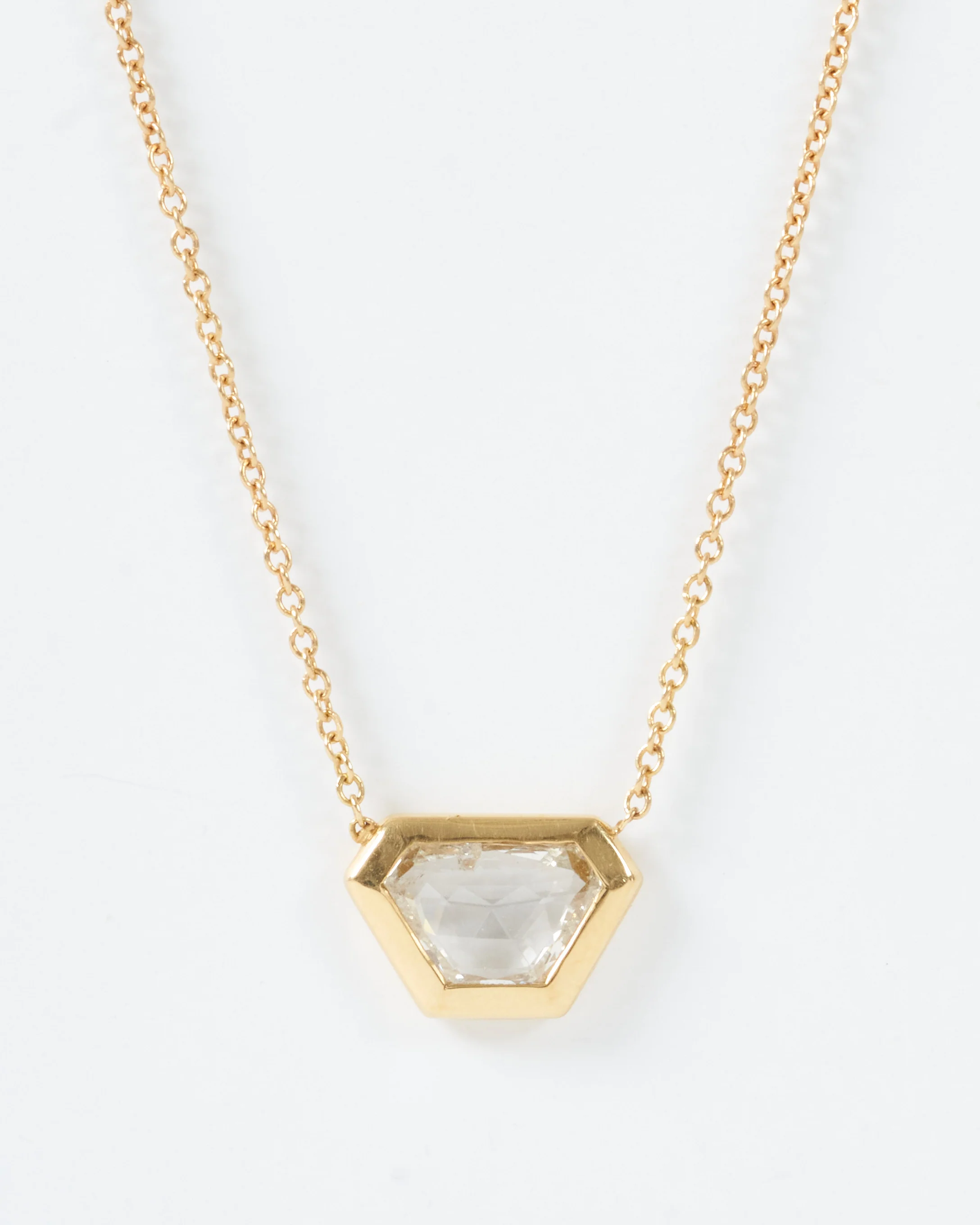 diamond shape necklace trapezoid - Image 2