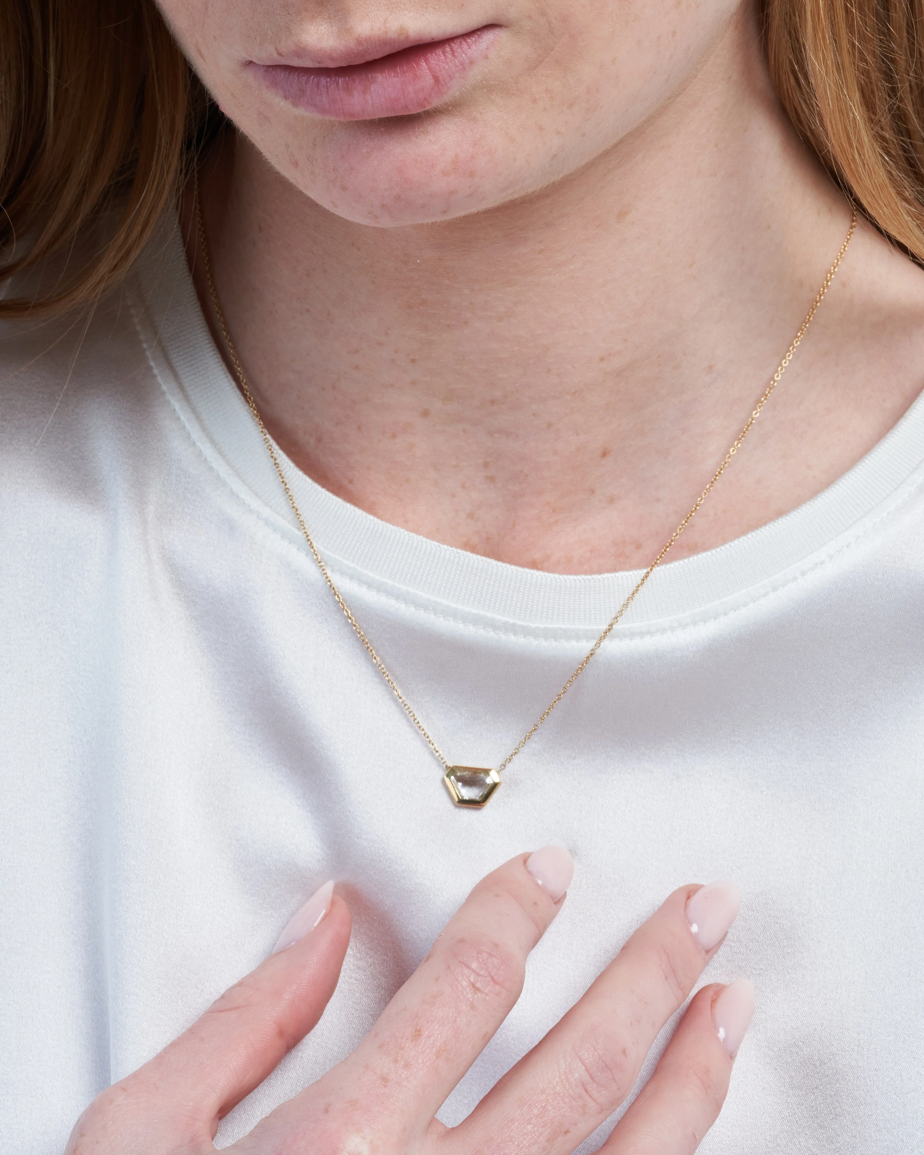 diamond shape necklace trapezoid - Image 7