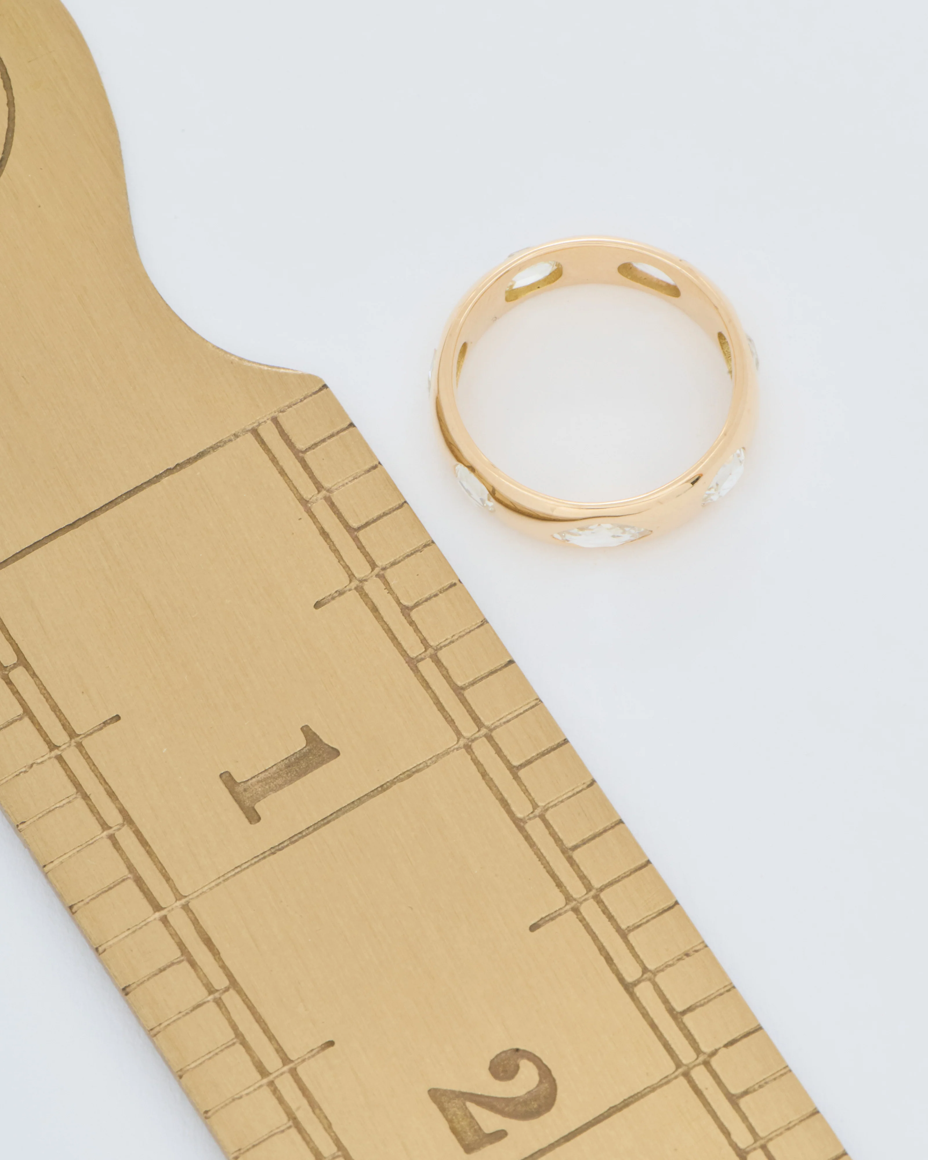 mixed diamond shape band #5 - Image 4