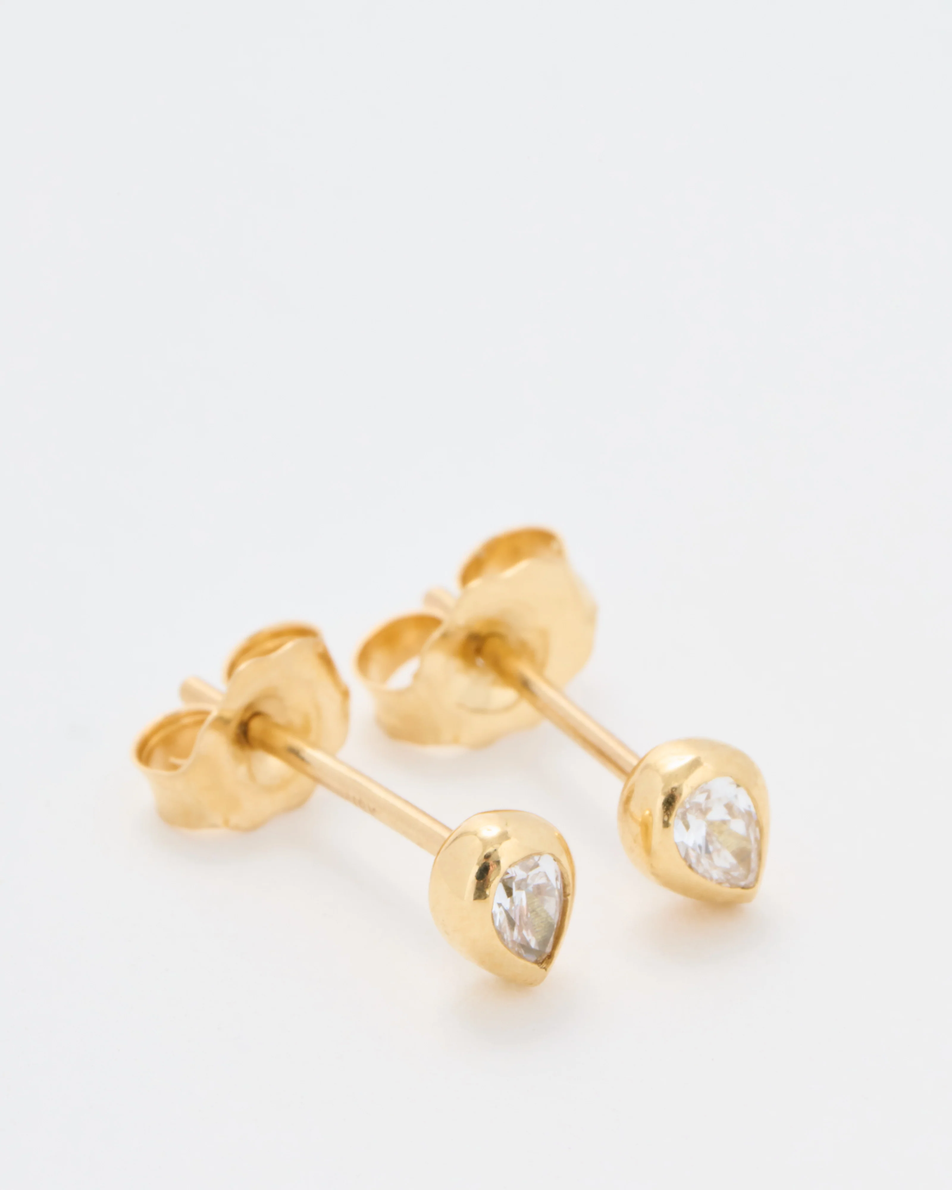 tiny pear studs - Image 2