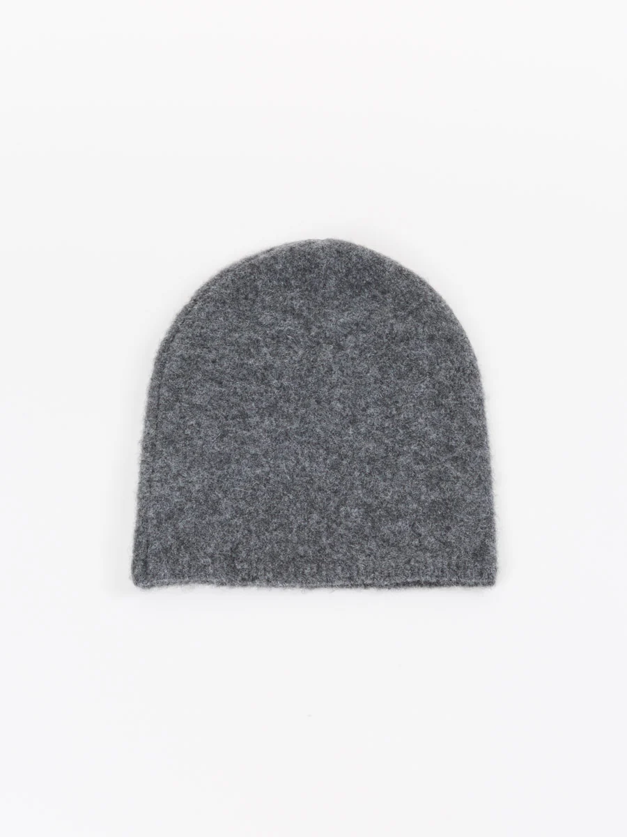 felted hat - charcoal