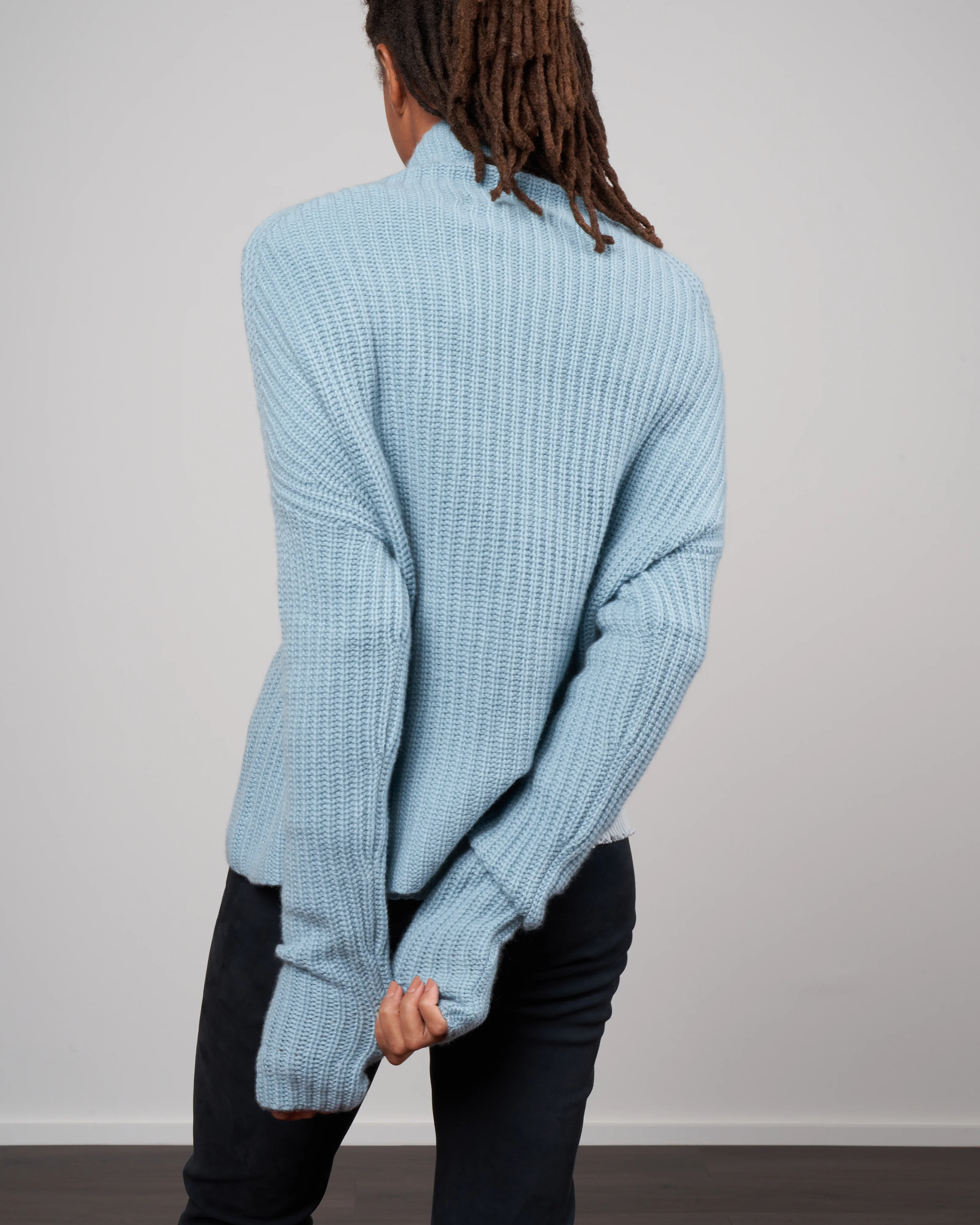 fishermans rib funnel neck - ocean - Image 4