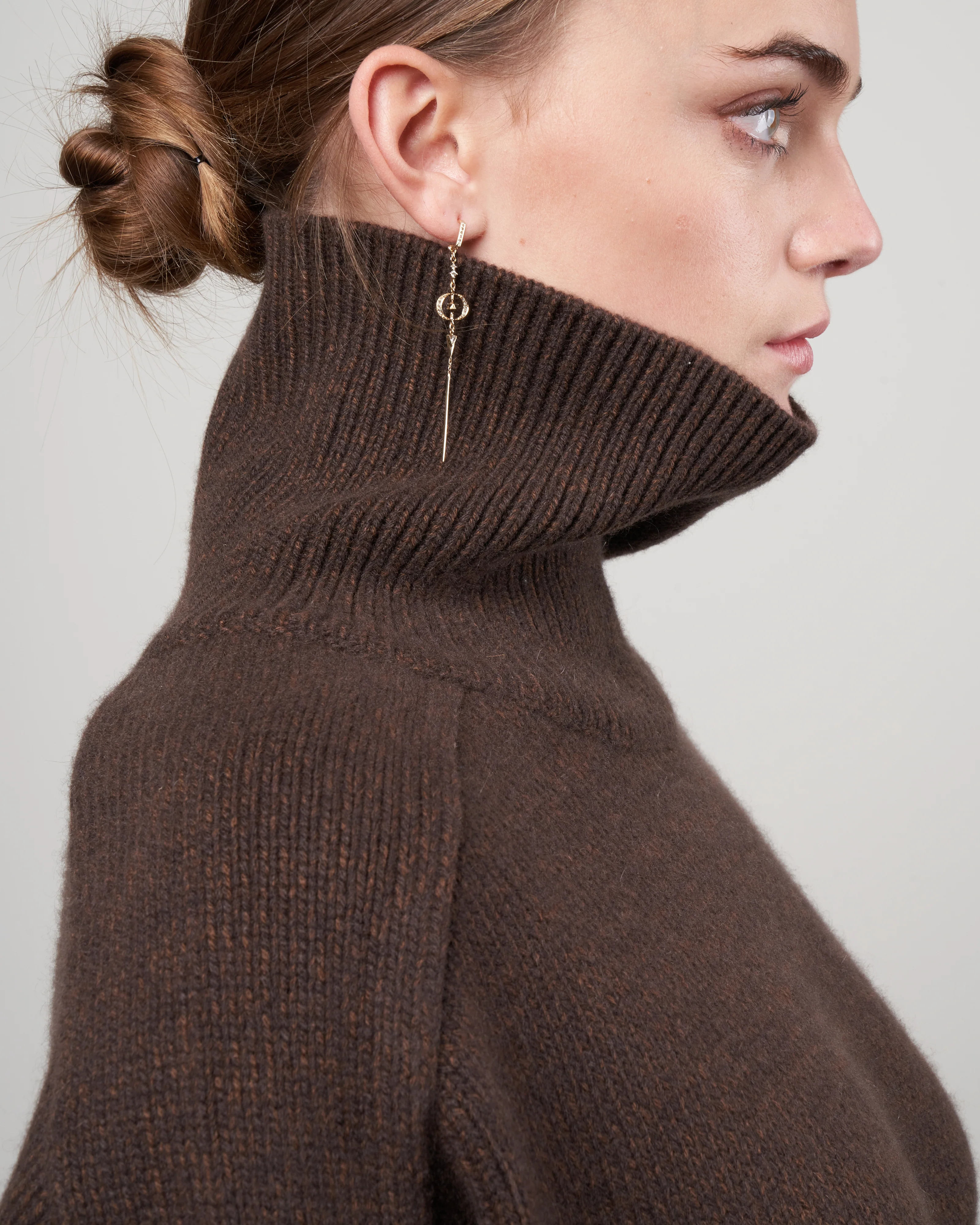 perfect turtleneck - tweed - Image 2