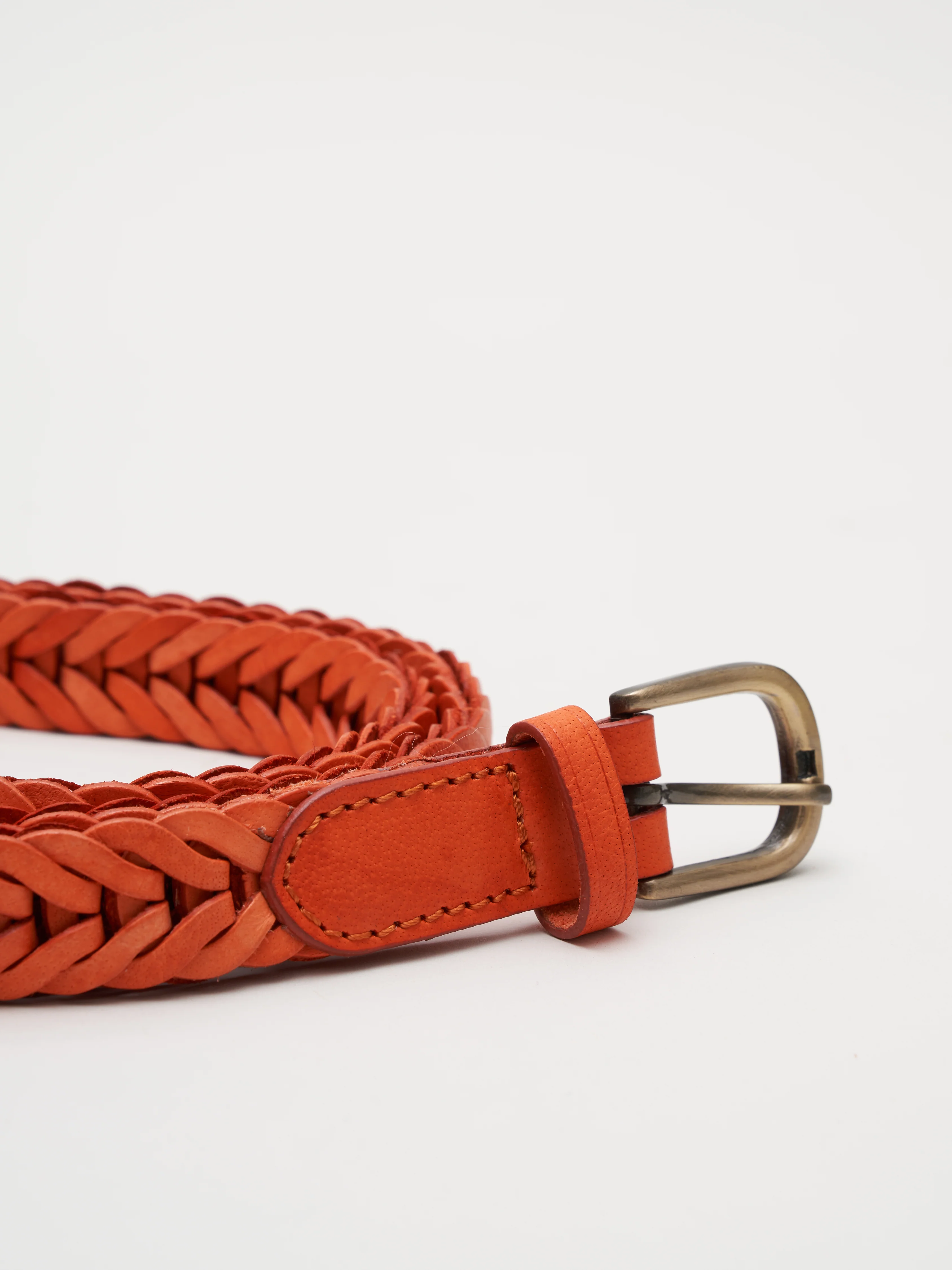 single link woven belt - orange - Image 2