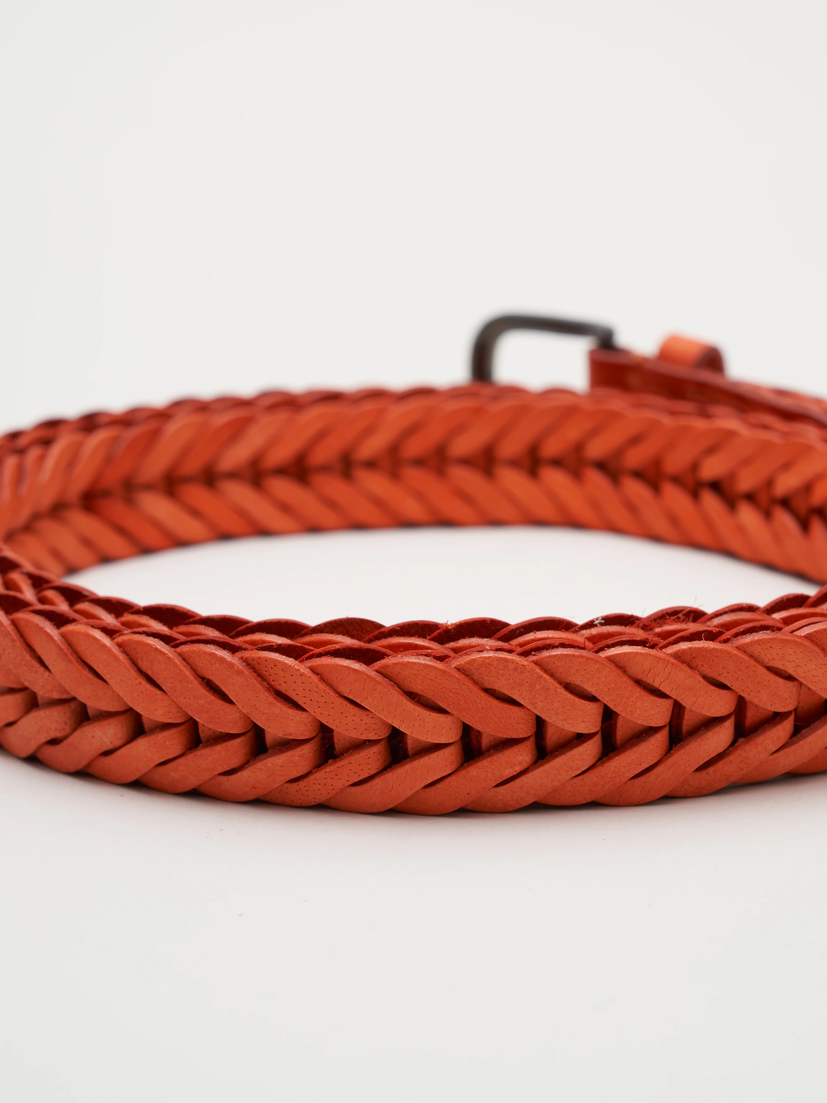 single link woven belt - orange - Image 3
