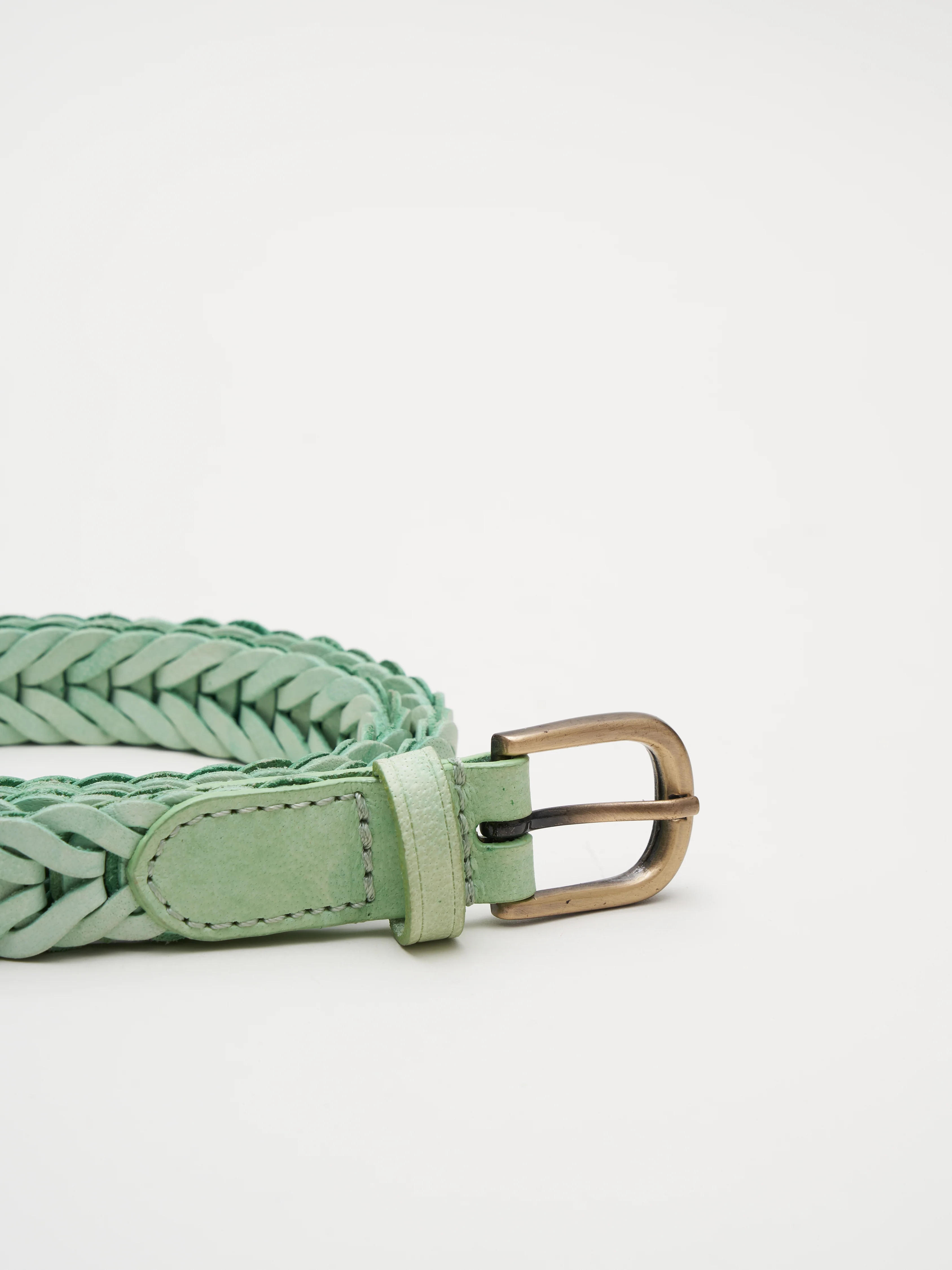 single link woven belt - verde - Image 2