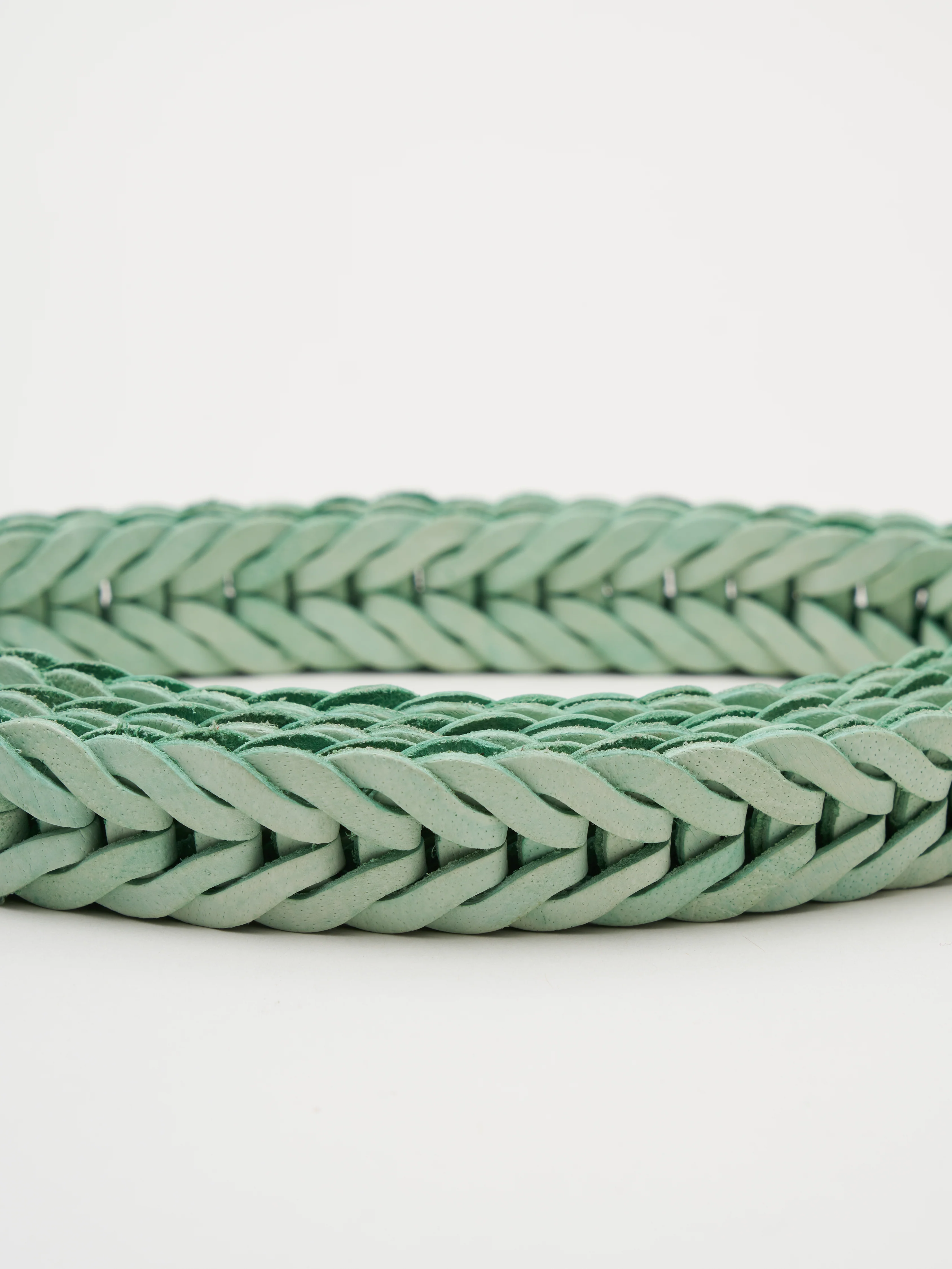 single link woven belt - verde - Image 3