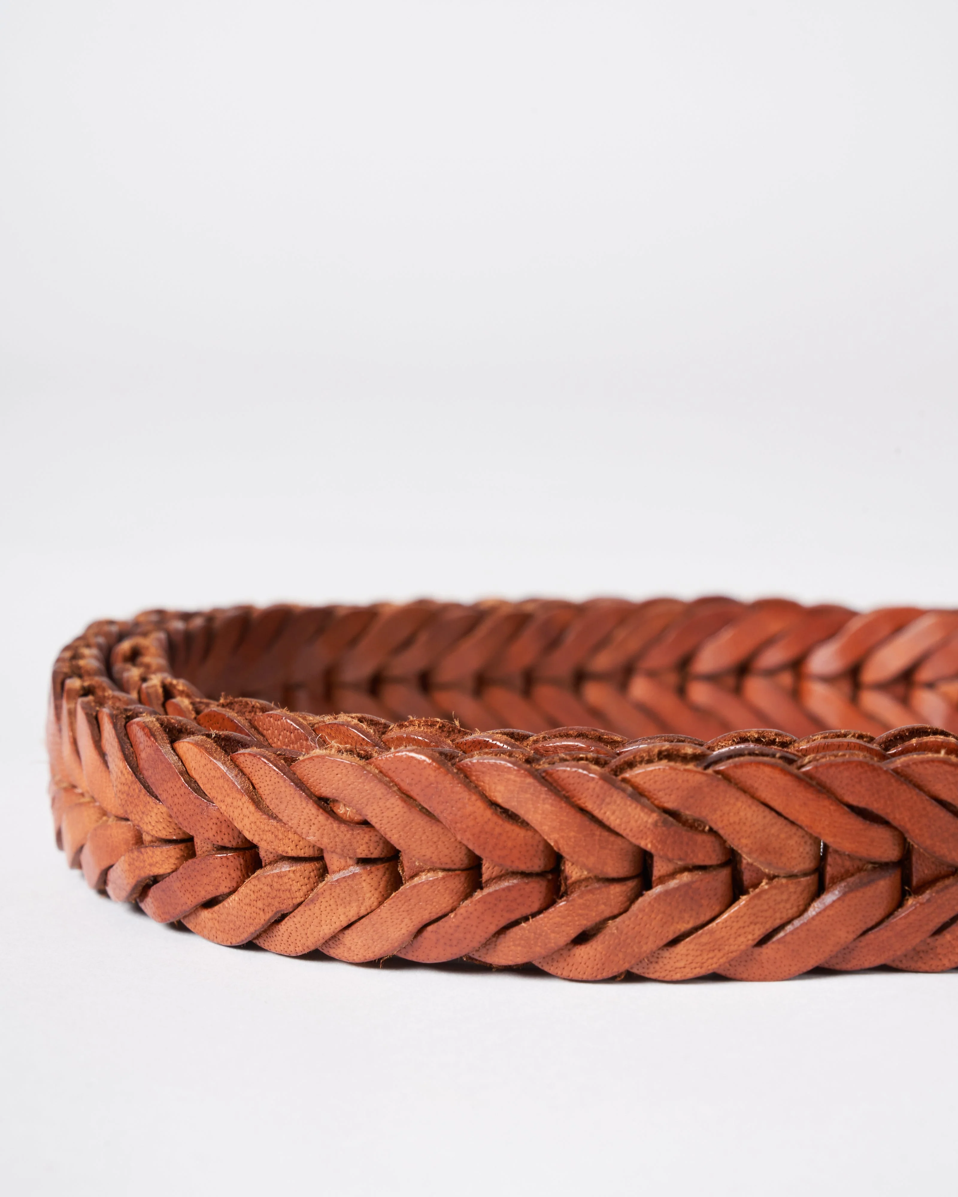 single link belt - tan leather - Image 5