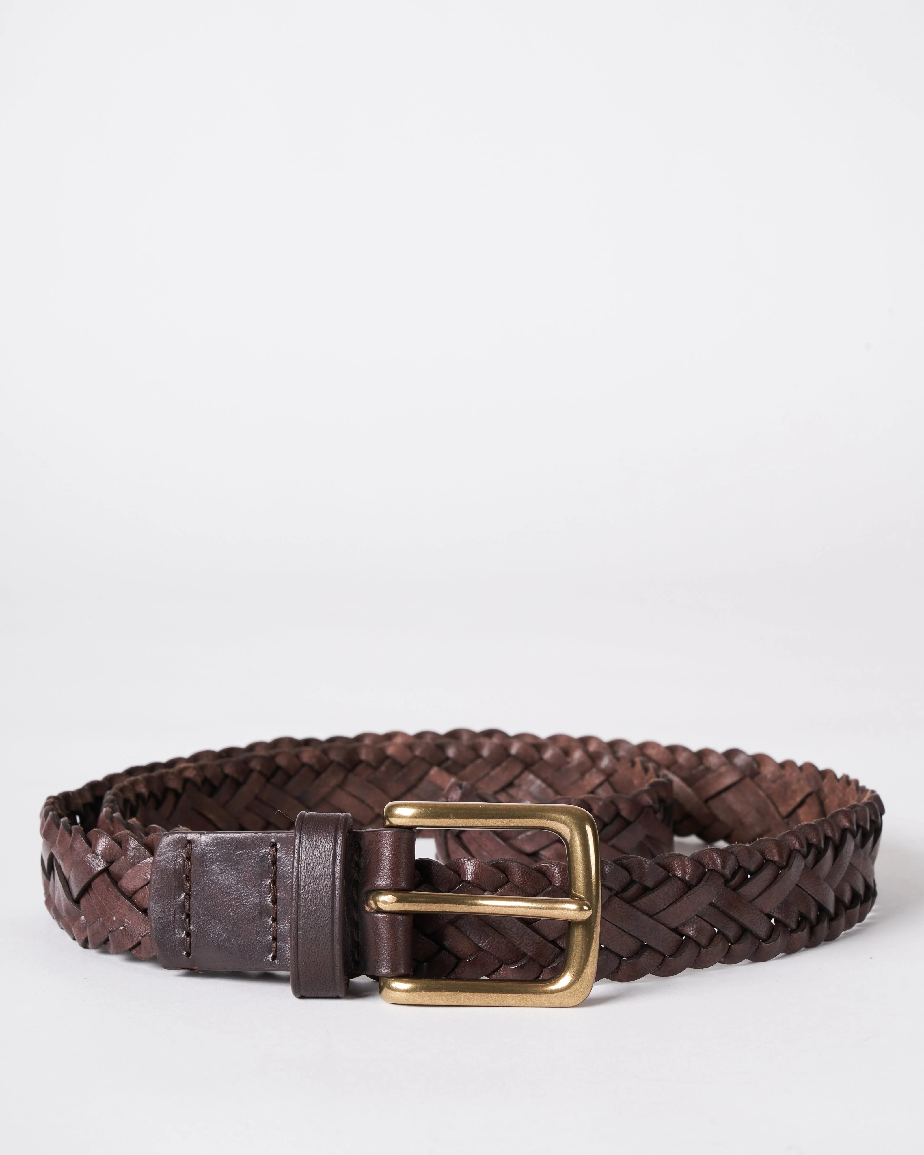 cross 9 polo belt - dark brown leather - Image 2