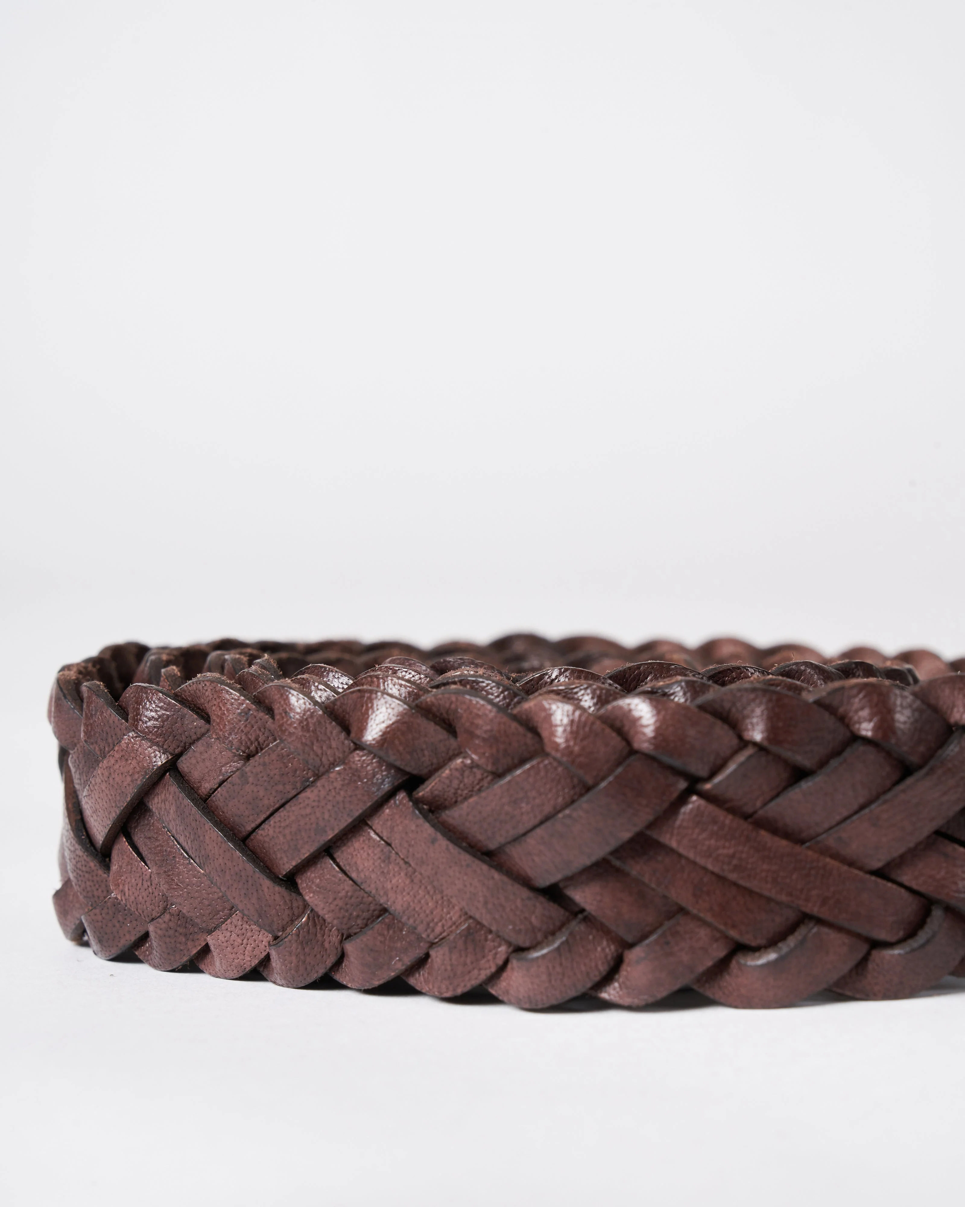 cross 9 polo belt - dark brown leather - Image 5