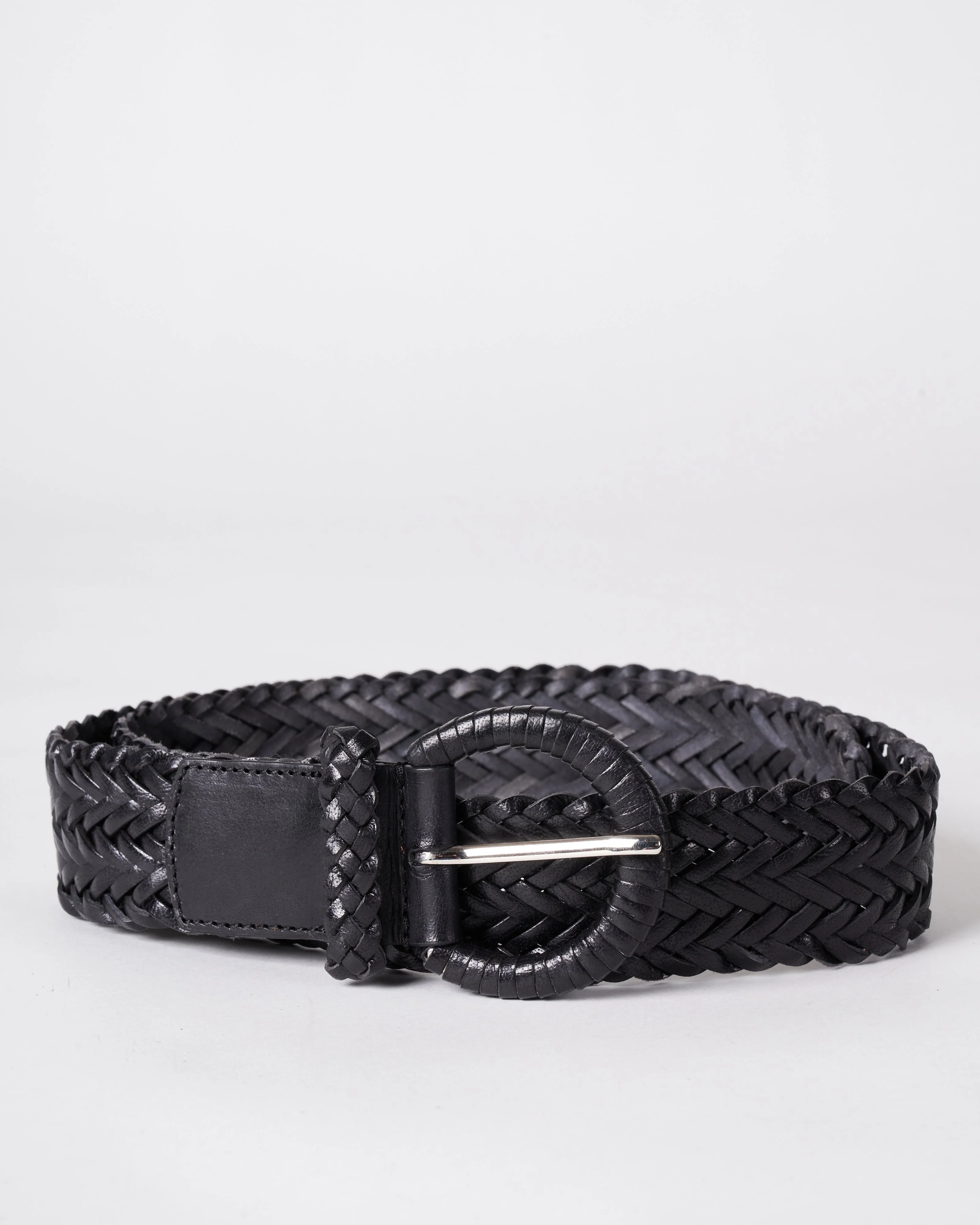 16ply belt - black leather - Image 2
