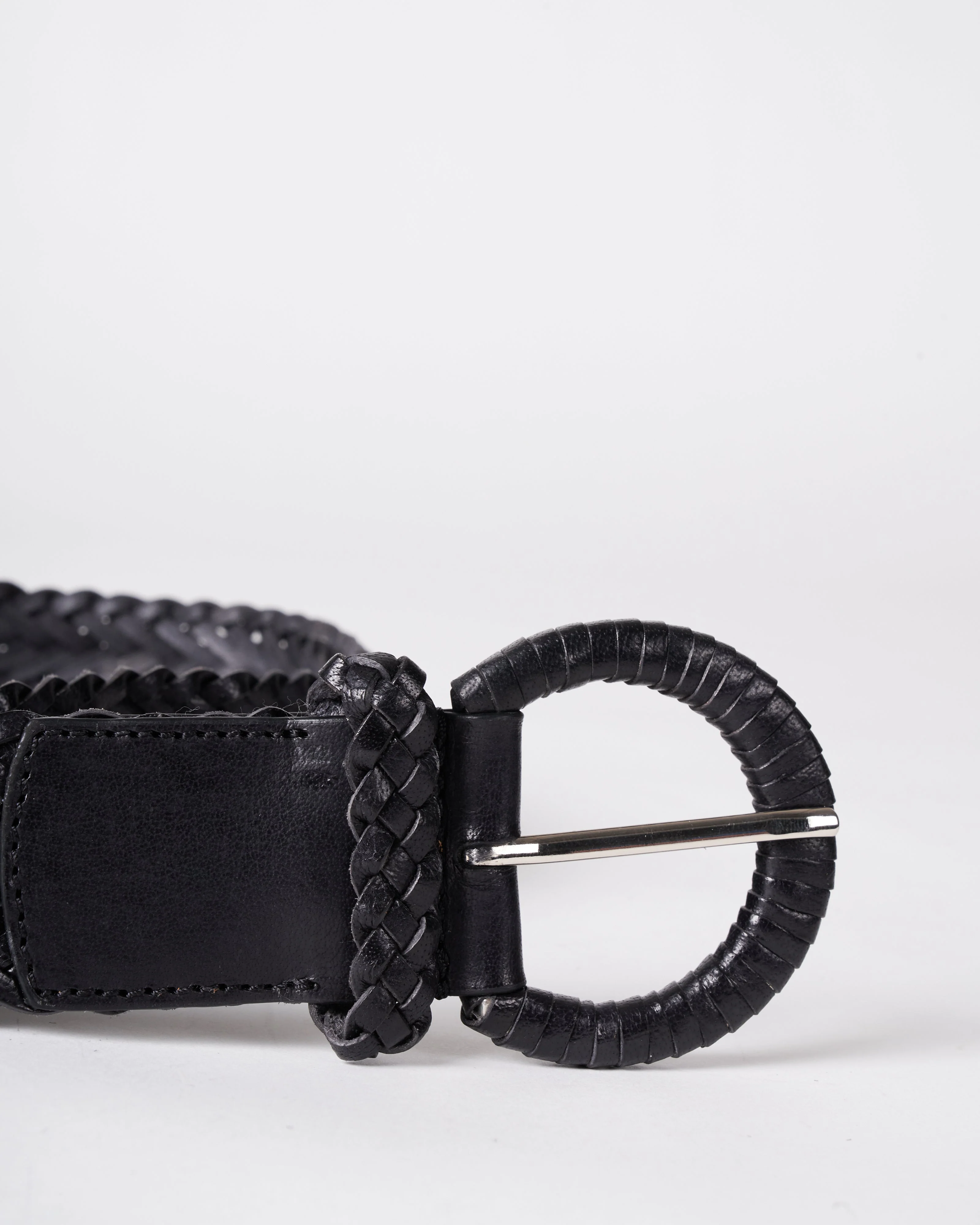 16ply belt - black leather - Image 4