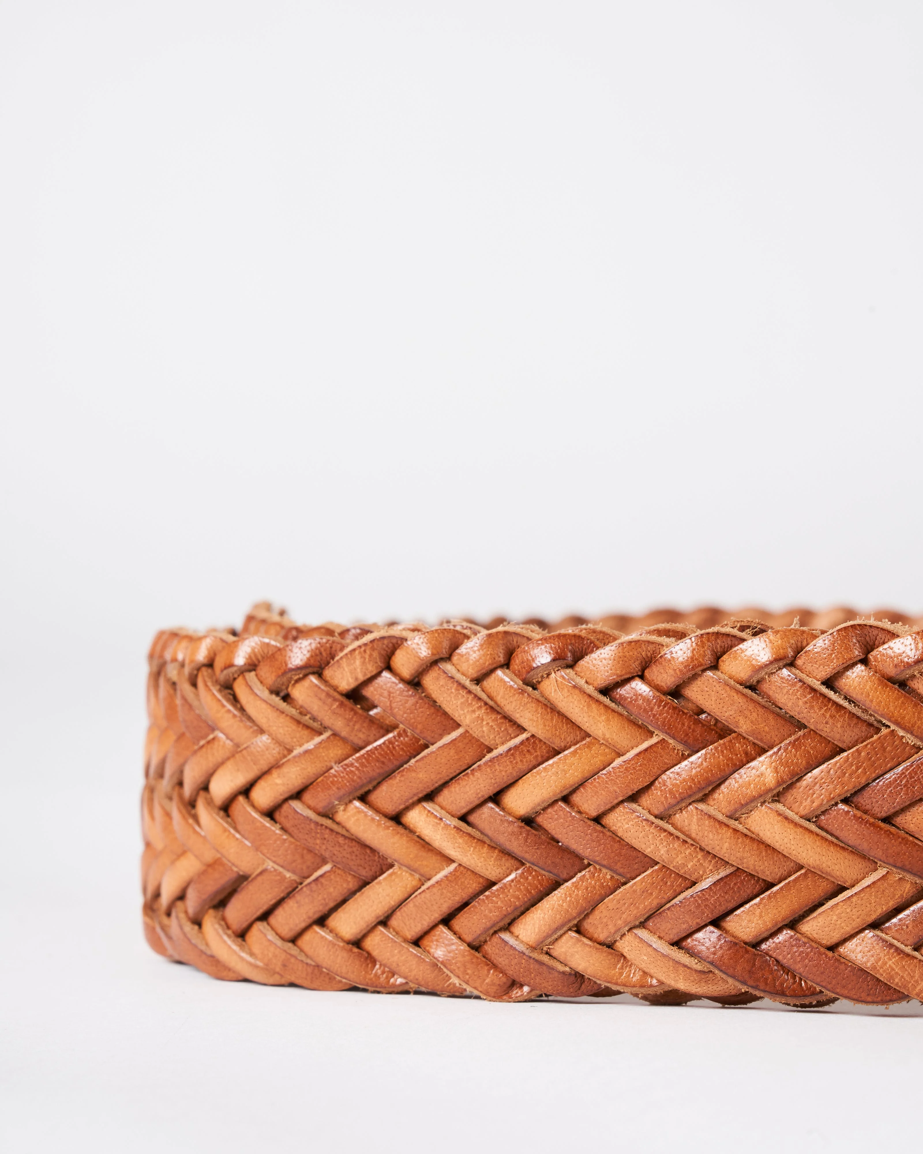16ply belt - tan leather - Image 5