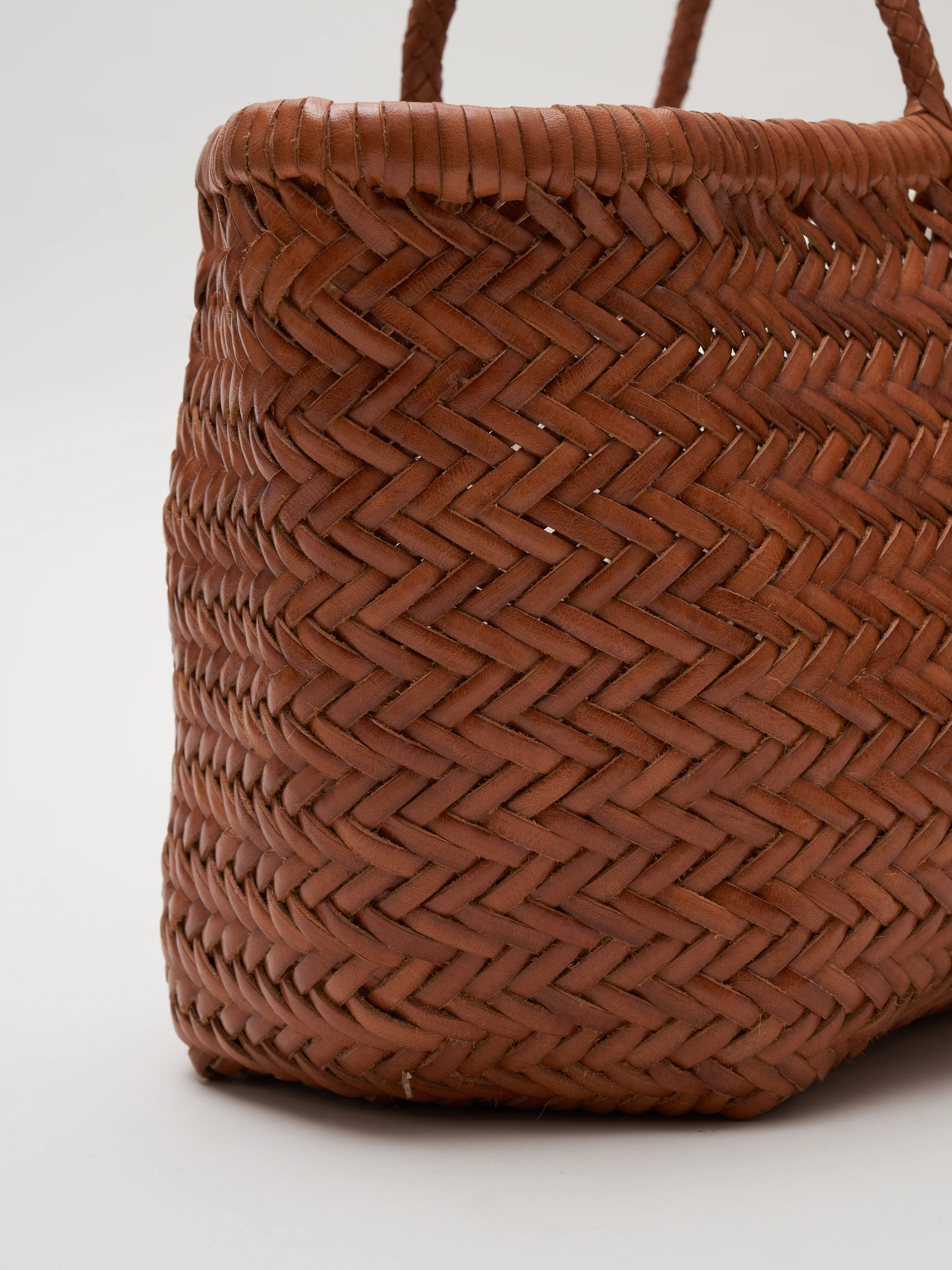 large bamboo triple jump bag - british tan - Image 2