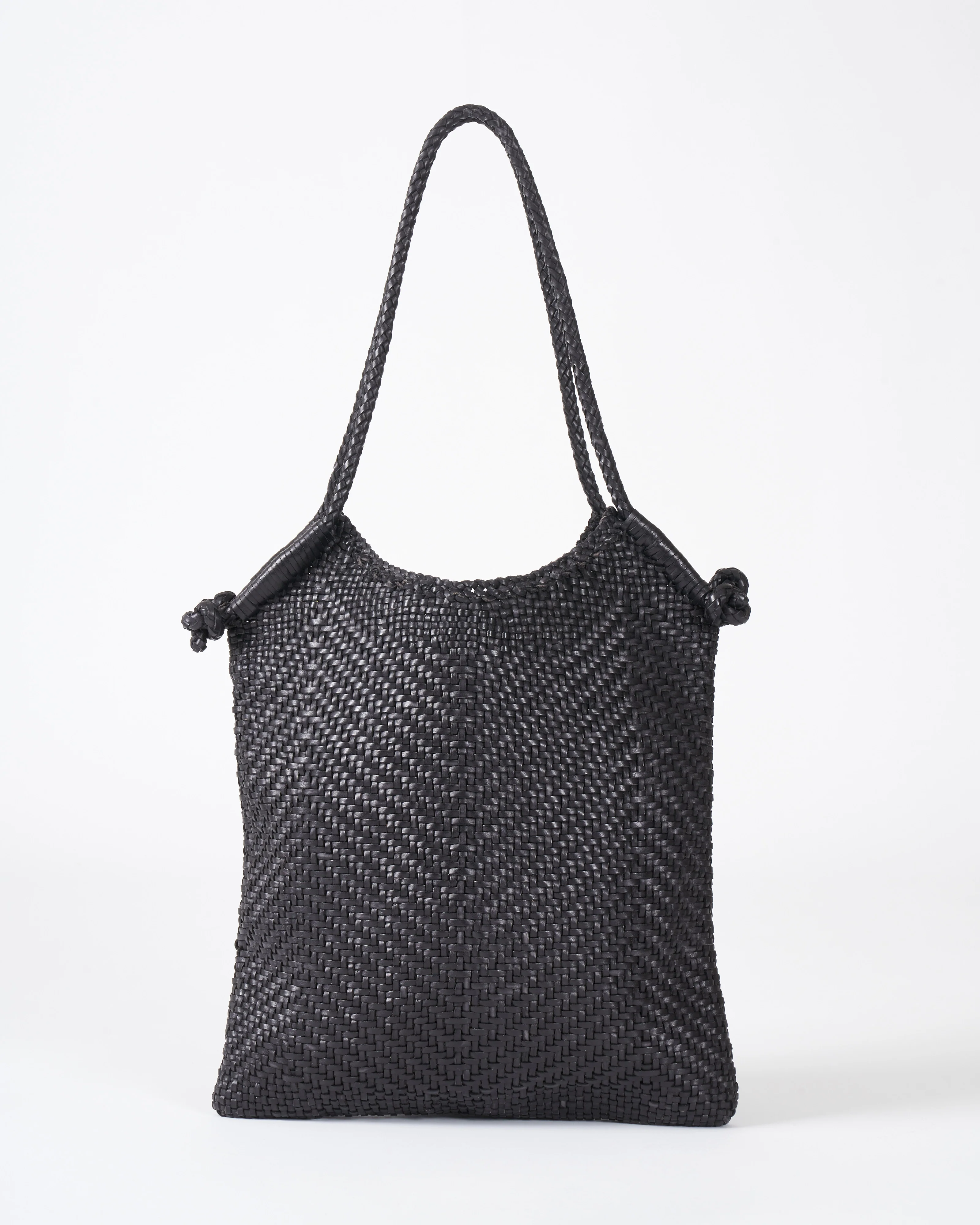 minga tote - black leather - Image 2